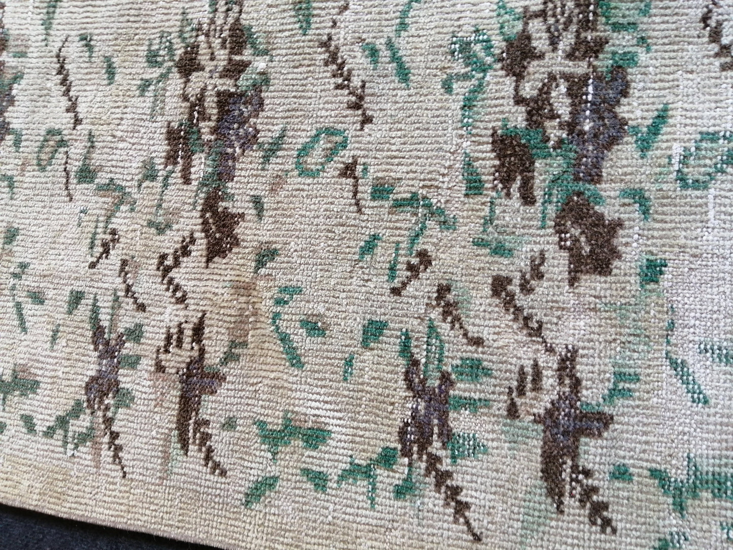 5 x 9.3 Floral Rug, Oushak Rug, Turkish Rug, Hand Made Rug,Oushak antique Rug,Hand woven Rug,Weaving Rug,Ethnic Rug,Kitchen Rug