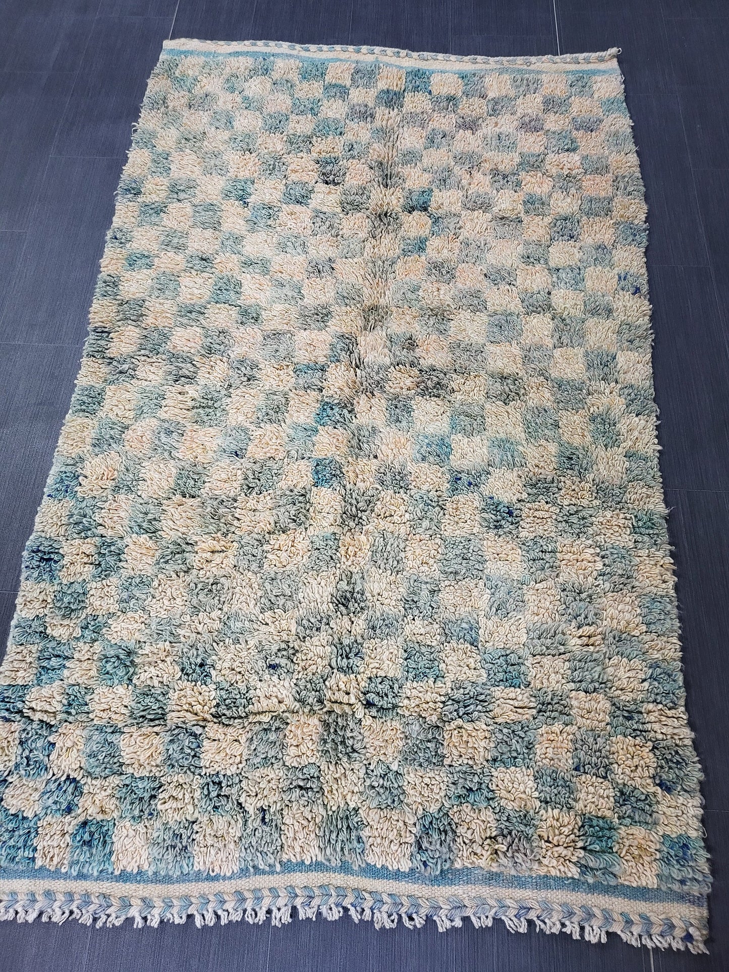 Antique Rug, High Wool Pile Rug, 3.8 x 5.10 Plush Rug,Handmade Rug,Shaggy Hand Knotted Rug,One Of A Kind Rug, Nomad Rug, Rear Rug