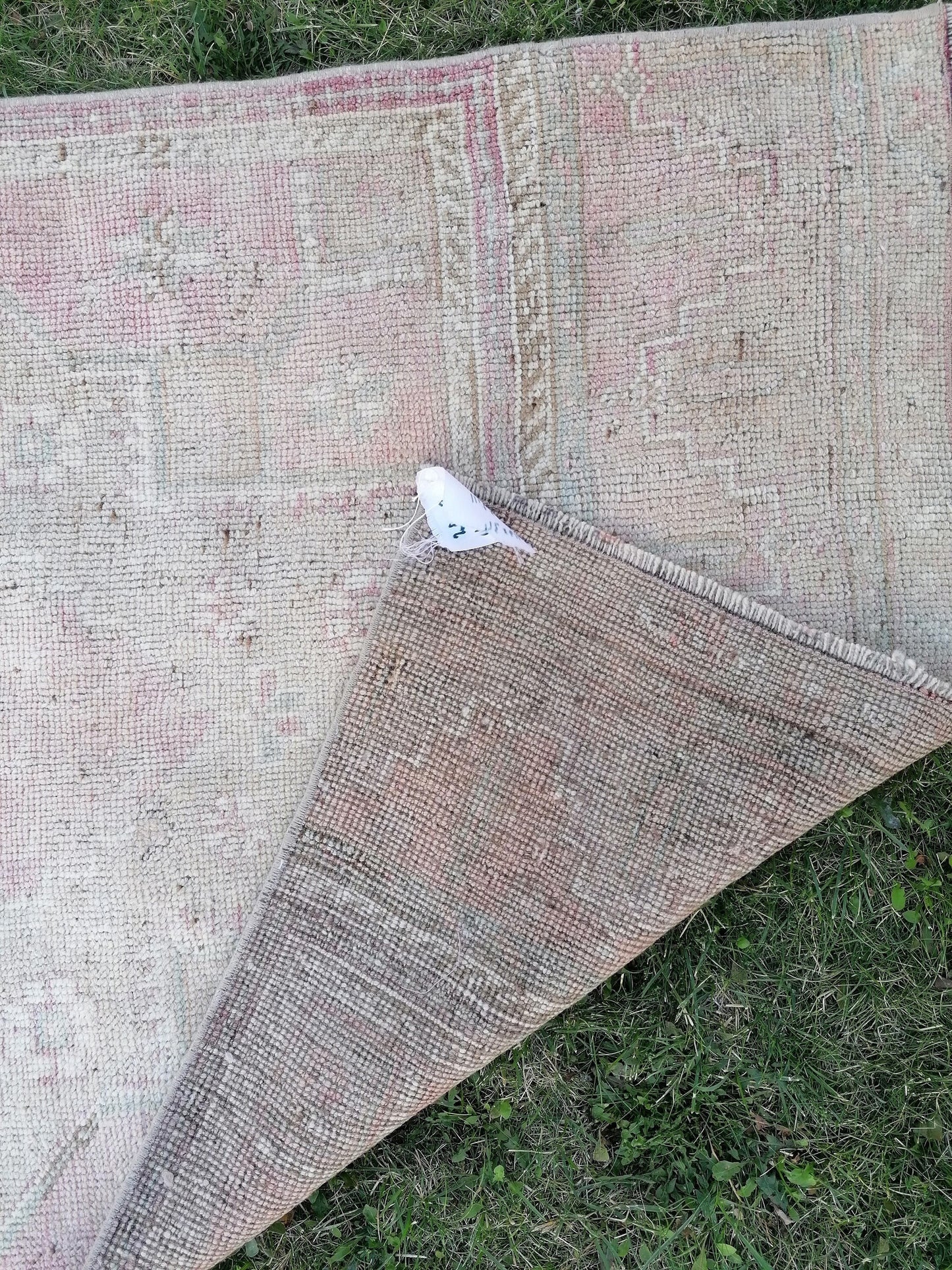 Handmade wool runner rug 2'11x9'9 vintage runner rug, turkish wool runner rug,hallway runner, kitchen runner rug, bohemian rug