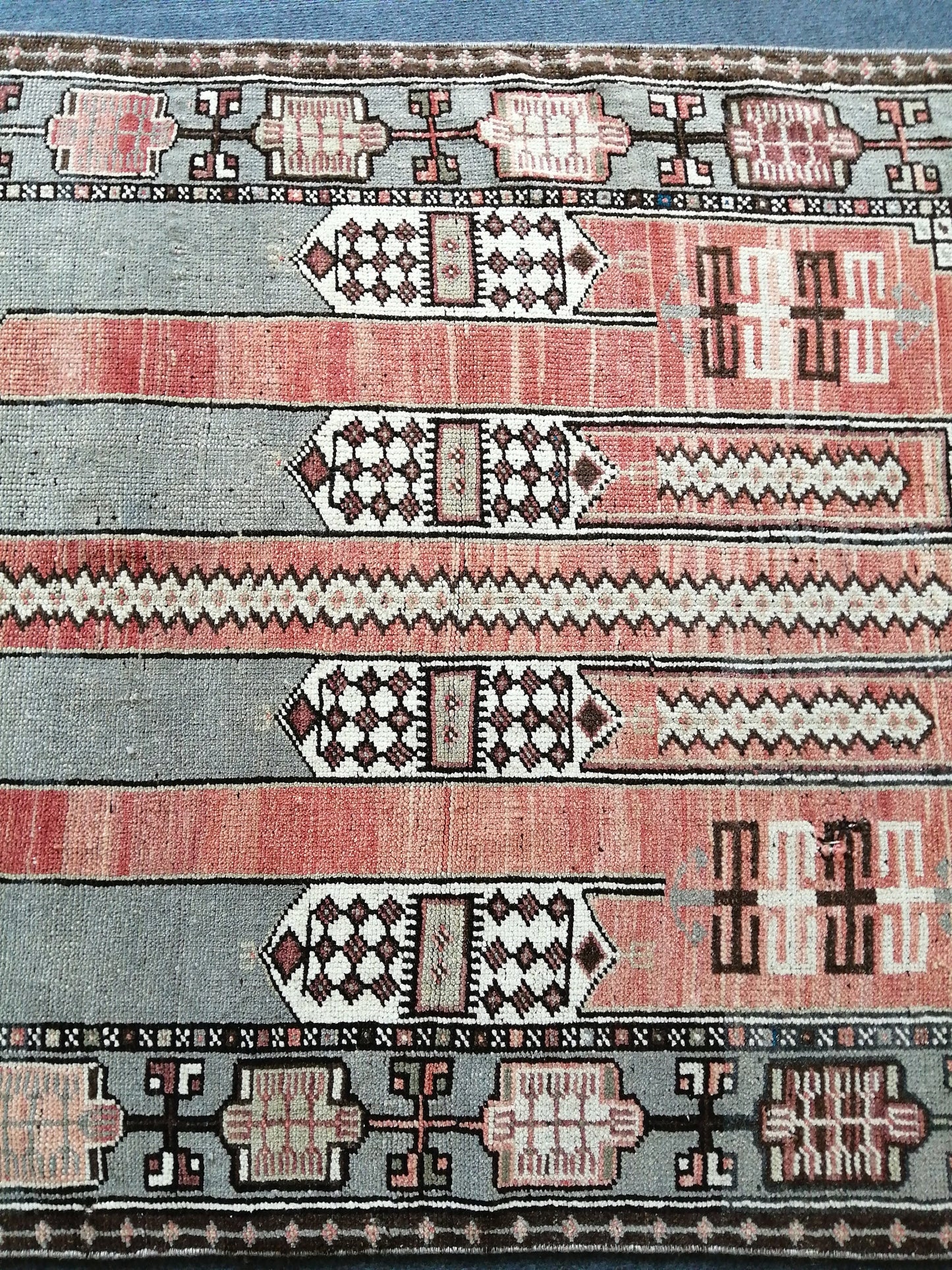 6 x 3.7 Turkish Rug, Vintage Oushak Rug, Oushak Rug, Wool Oushak Rug, Oushak Runner Rugs, Farmhouse Rug, Vintage Rug, Hand Made Rug