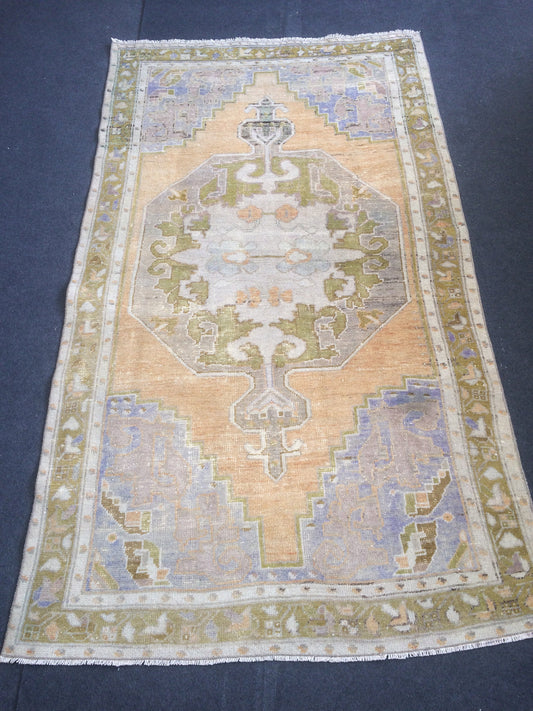 OUSHAK RUG TURKISHRUG Wool Rug Hand Made Rugs Vintage Turkish Rug
