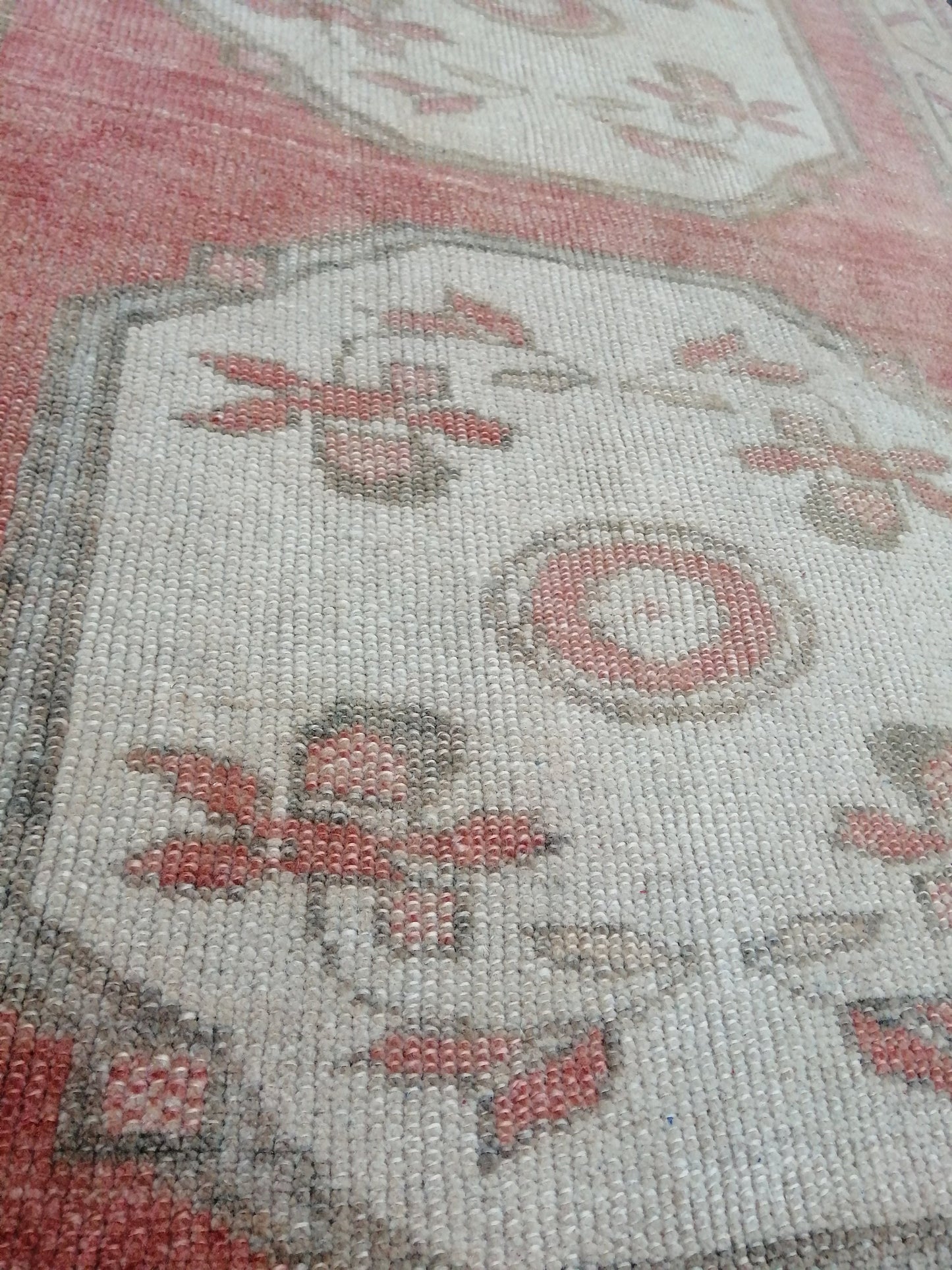 6x3 Oushak Runner Rug Turkish Runner Rug Vintage Runner Rug Hallway Runner Rug Kitchen Runner Rug Wool 3x6 Rug Wool Oushak Rug