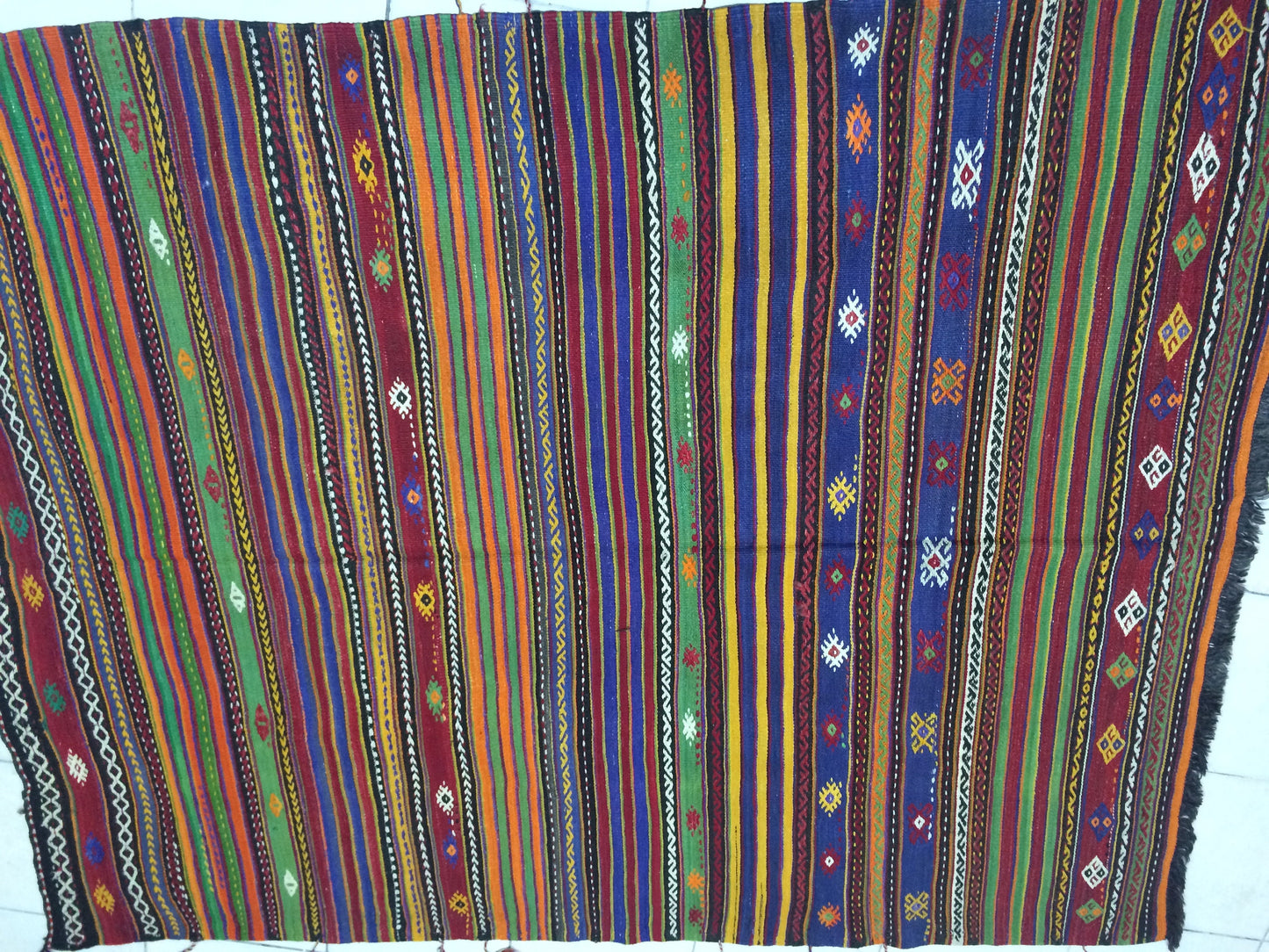 Flat Weave Rugs, Hand Made Rug, Oushak Rug, Flatweave Rustic Rug, Bohemian Rug, Turkish Rug, Farmhouse Rug, Vintage Rug, Wool rug