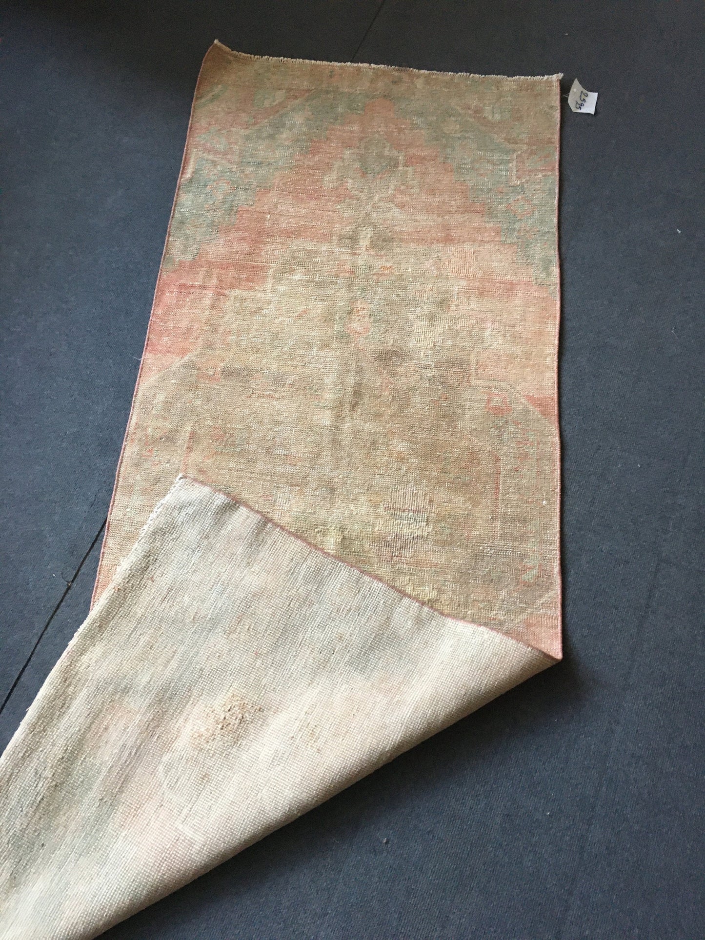 3x7 feet faded kitchen area rug, vintage handmade bathroom runner, long entryway runner rug, turkish living room runner,laundry floor runner