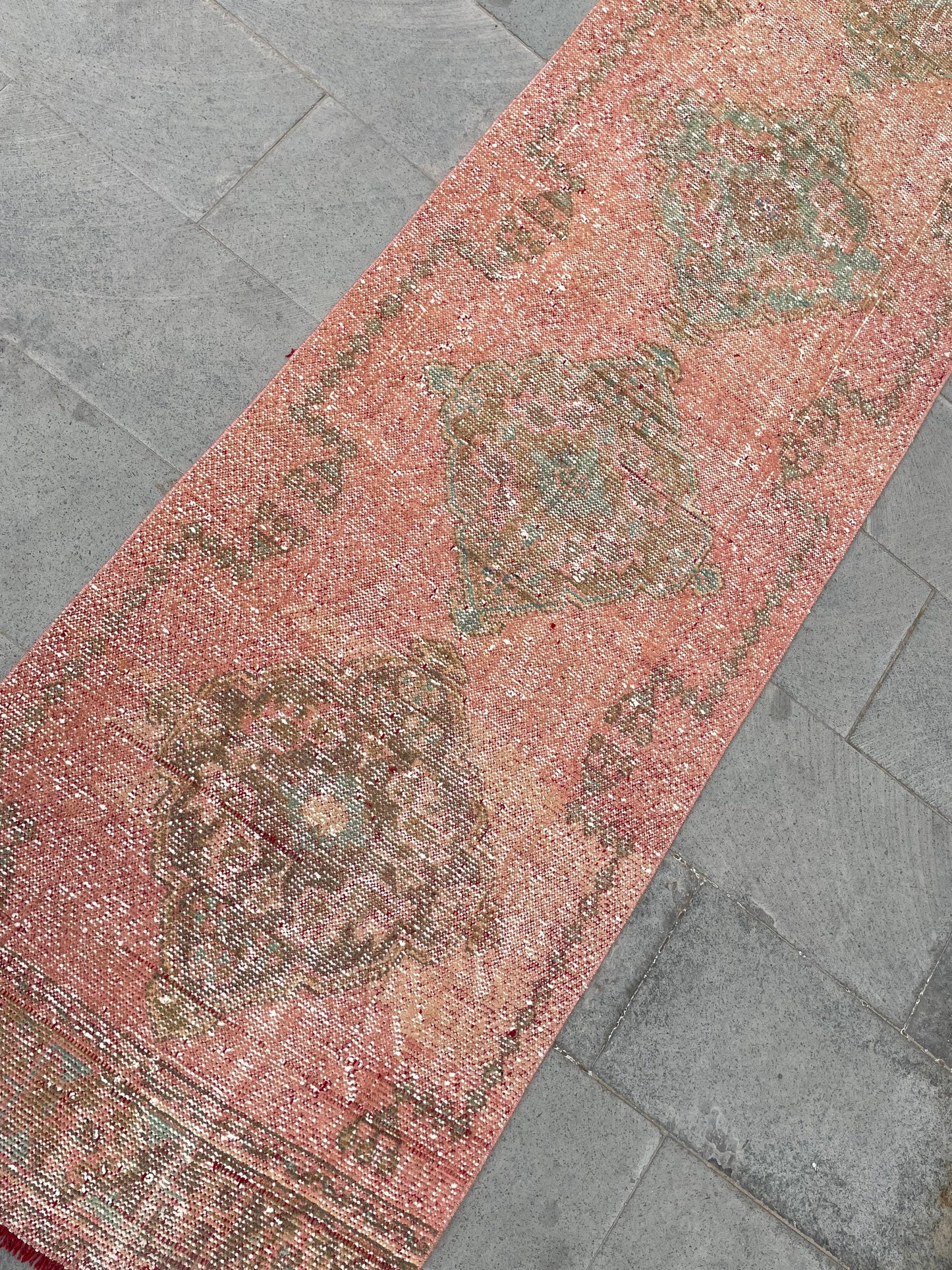 Distressed Vintage Runner Extra Long Turkish Runner 2.7 x 19.7 Stair Runner Rug Vintage Runner XL Oriental Runner Staircase Handmade Runner