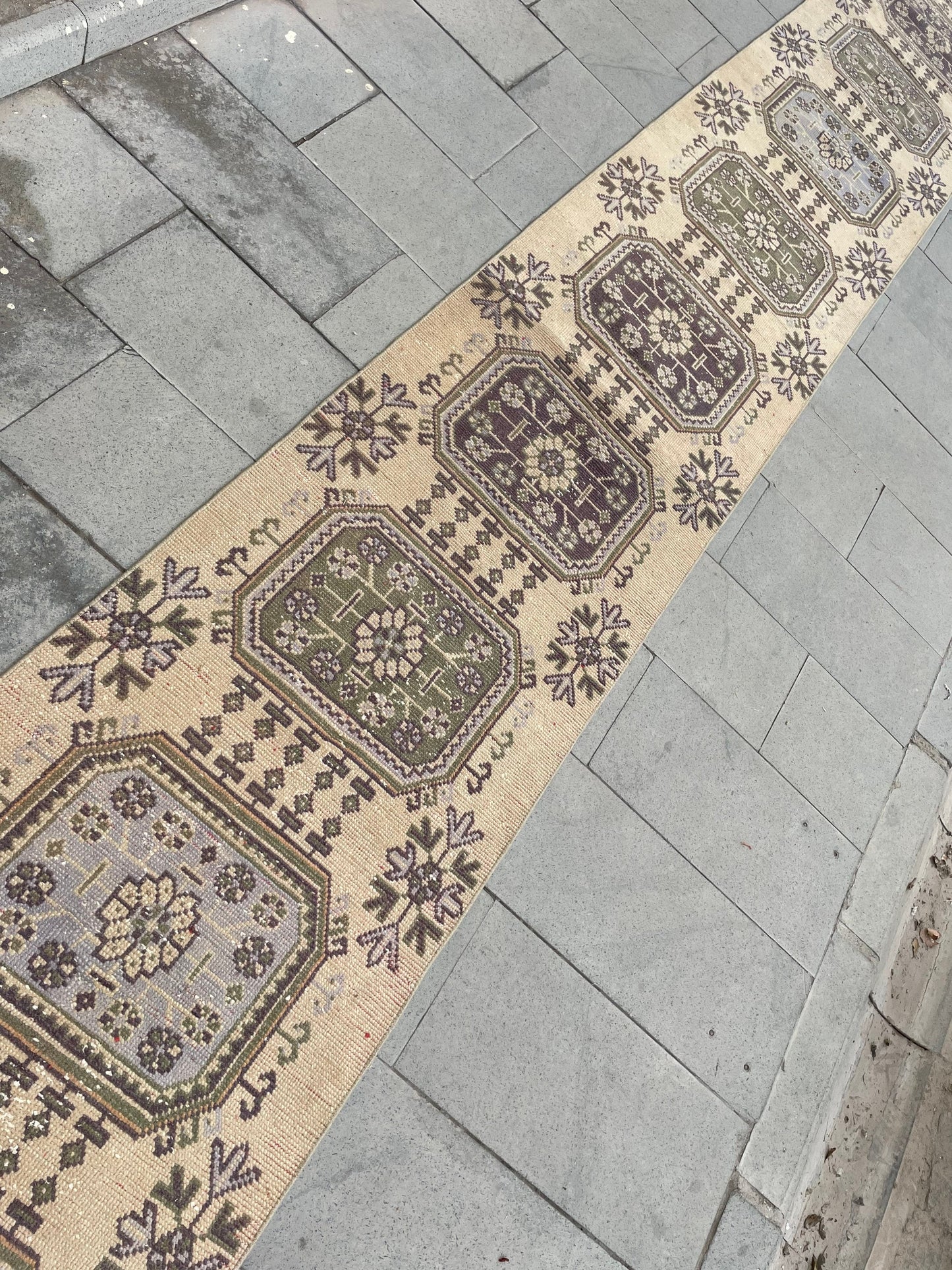 Long Vintage Runner Rug, Stairs Runner Rug 2.5 x 20 ft, Handmade Runner Rug, XL Oriental Runner Rug, Staircase Hand Knotted Runner