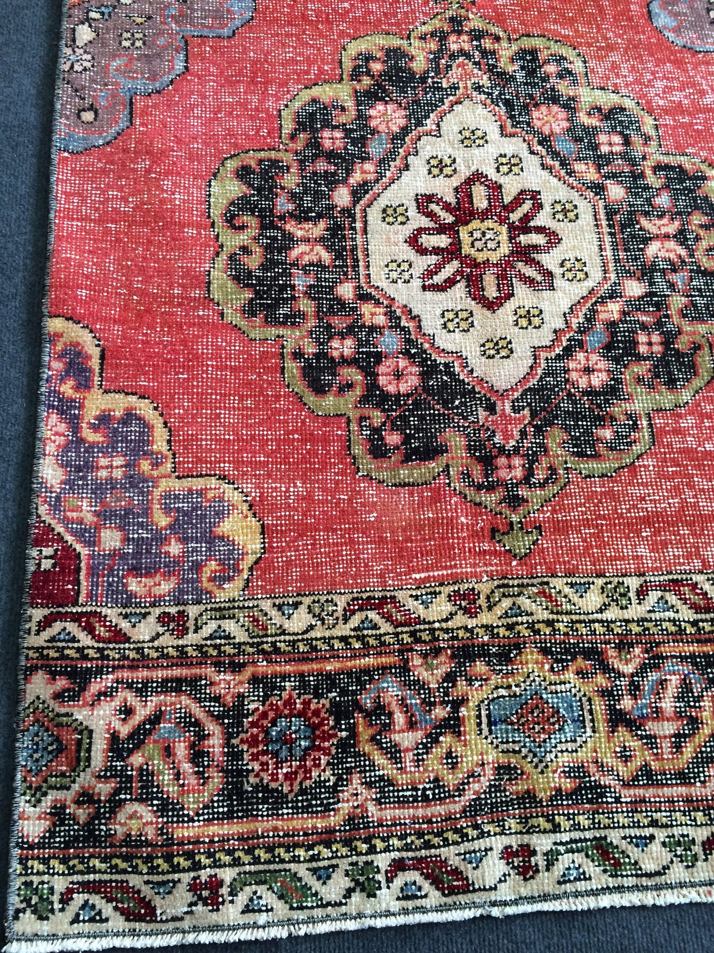 13 x 2.10 Vintage Runner Rug Oushak Runner Rug Turkish Runner Rug Hallway Runner Rug Kitchen Runner Rug Wool Runner Rug Bohemian Runner