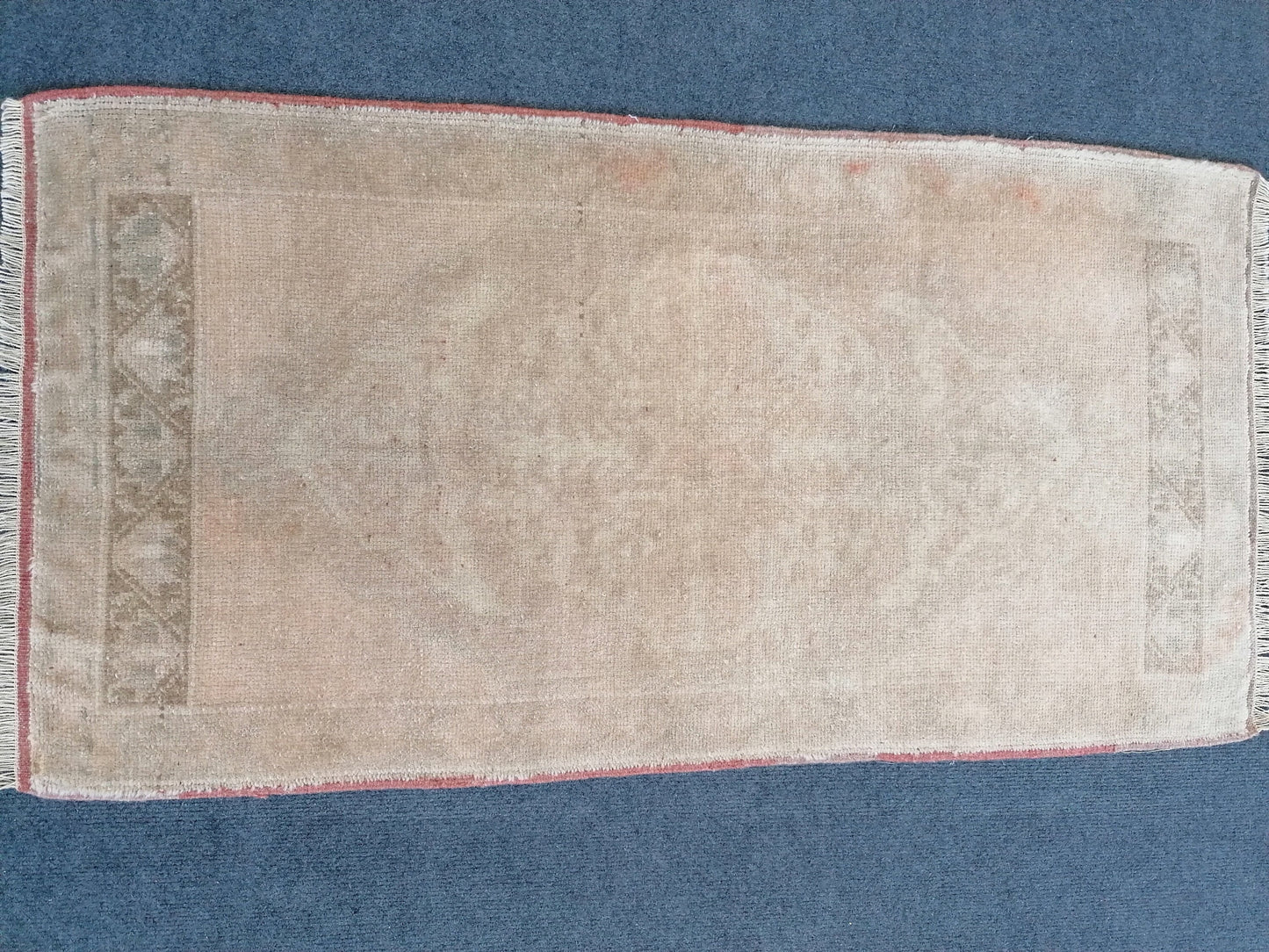 3'8x1'11 vintage rug,handmade wool rug