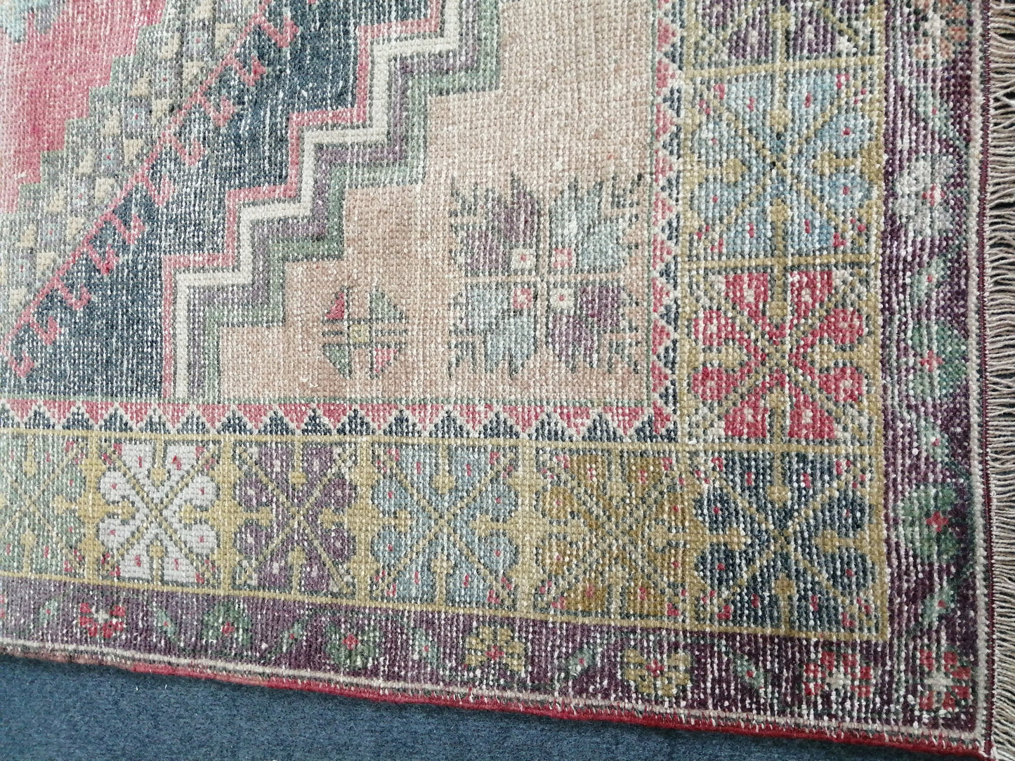 6.10 X 4 Muted Oushak Runner Rug Turkish Runner Rug Vintage Runner Rug Hallway Runner Rug Kitchen Runner Rug Wool Runner Rug Oushak Rug