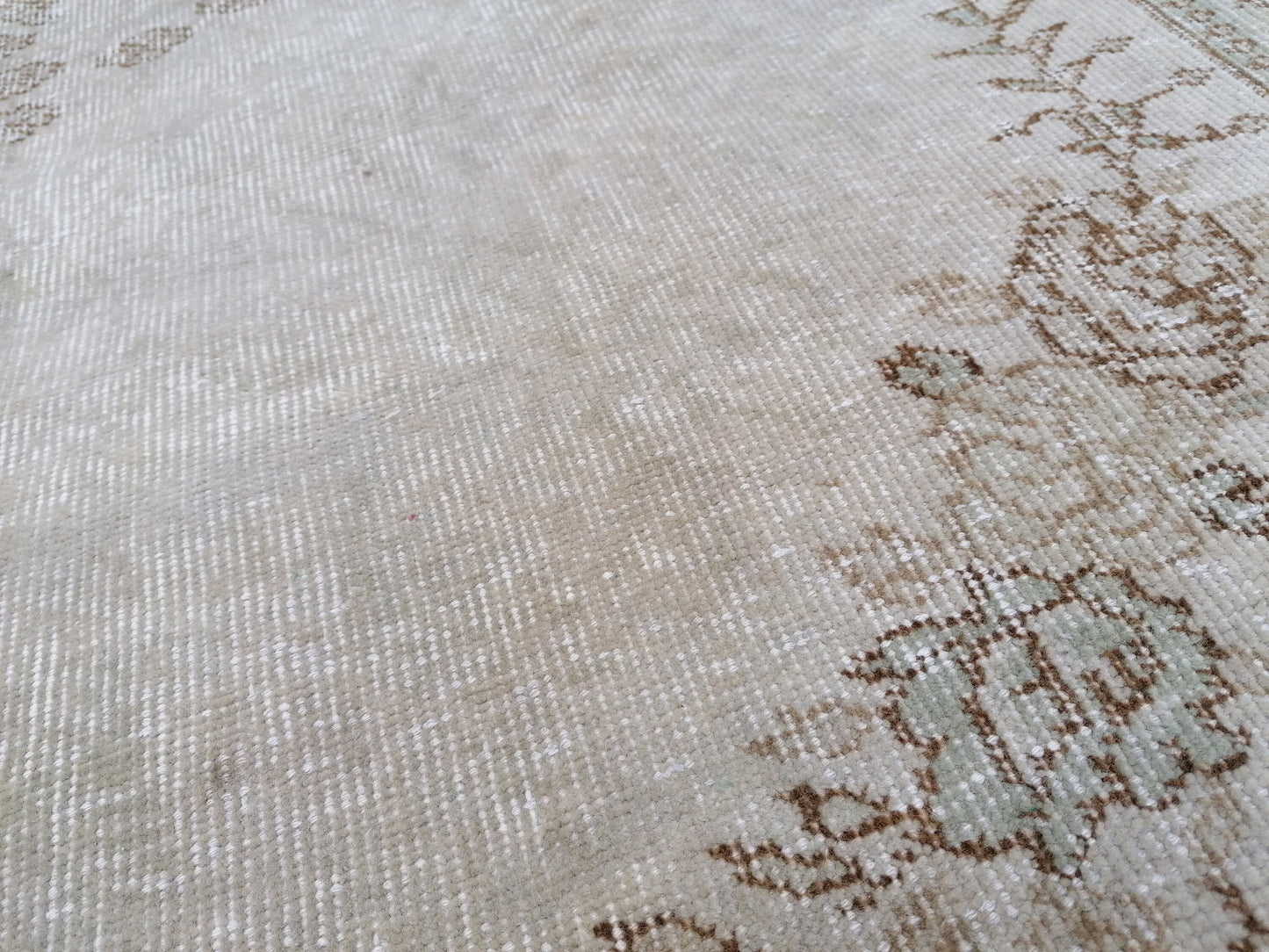 Oushak turkish rug, vintage turkish rug,oushak vintage rug,vintage rug,kitchen rug, vintage anatolian rug,unique hand made bohemian 8'8x5'9