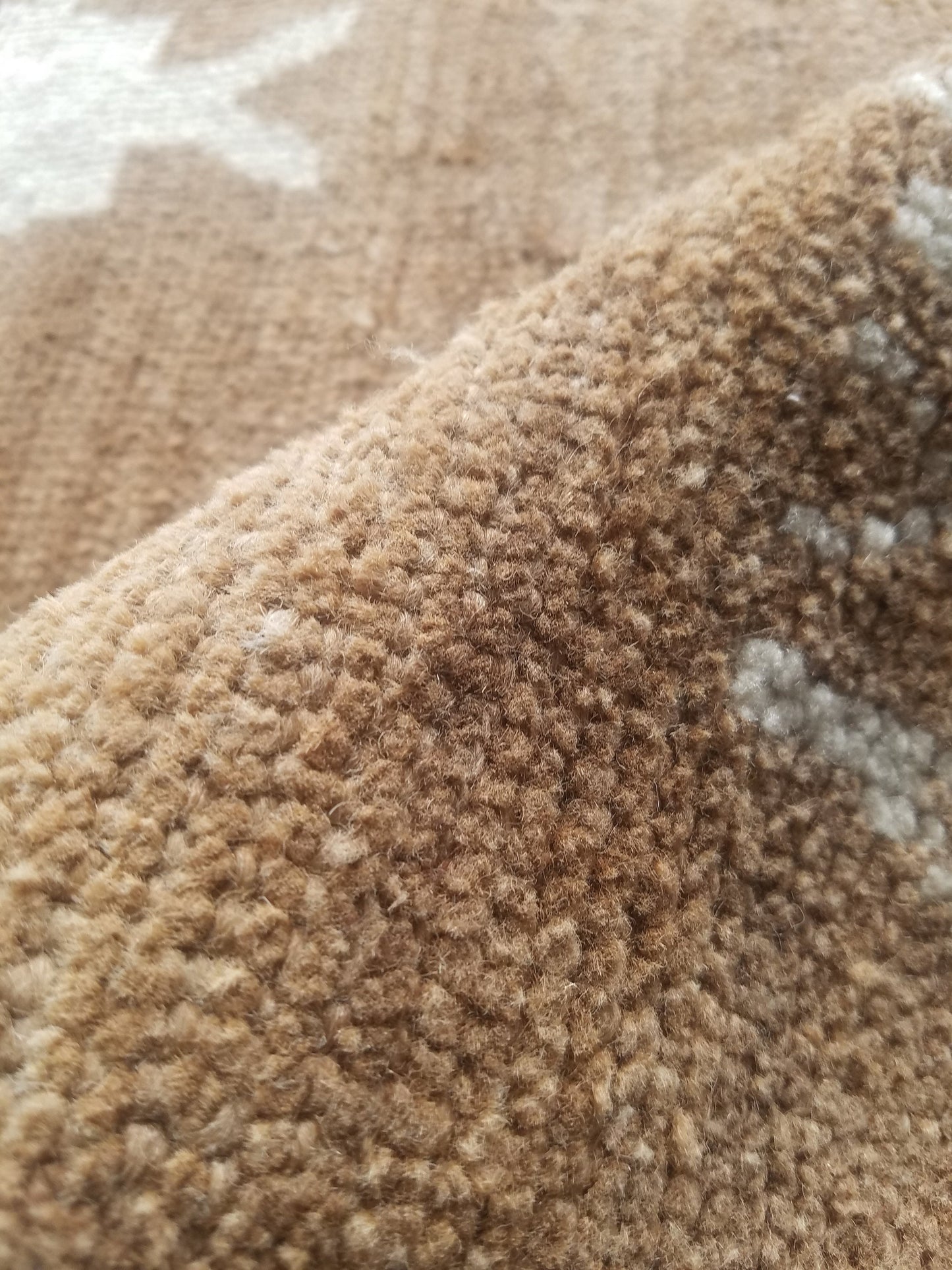 Neutral wool runner rug 3'3x9'5 oushak runner rug unique handmade rug kitchen runner