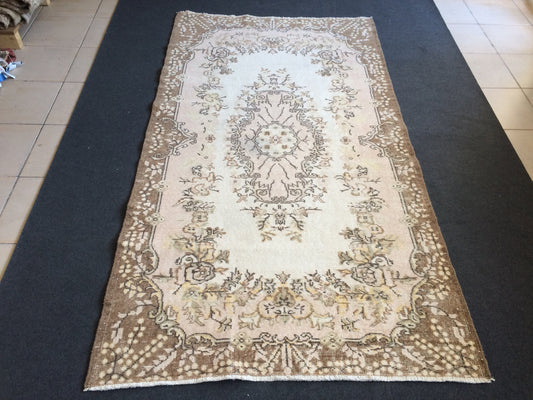 Oushak Runner Rug Turkish Runner Rug Vintage Rug Hallway rug