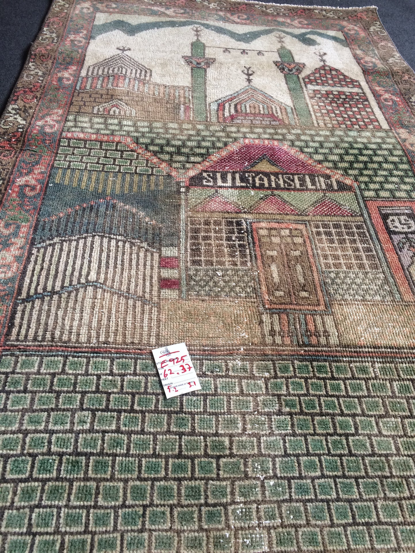 Rugs, Tapestry Rug, Konya Mevlana Rug, Rumi Rug, Bohemian Rug, Rug Runner, Turkish Rug, Farmhouse Rug, Vintage Rug, Wool rug