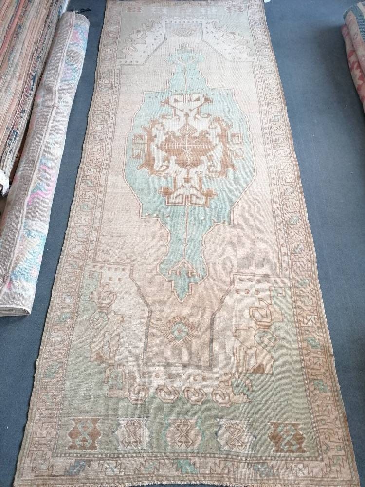 5x13 feet oversize living room rug, handmade runner area, hallway rug oversize, vintage rug runner, turkish bedroom rug,entryway large rug