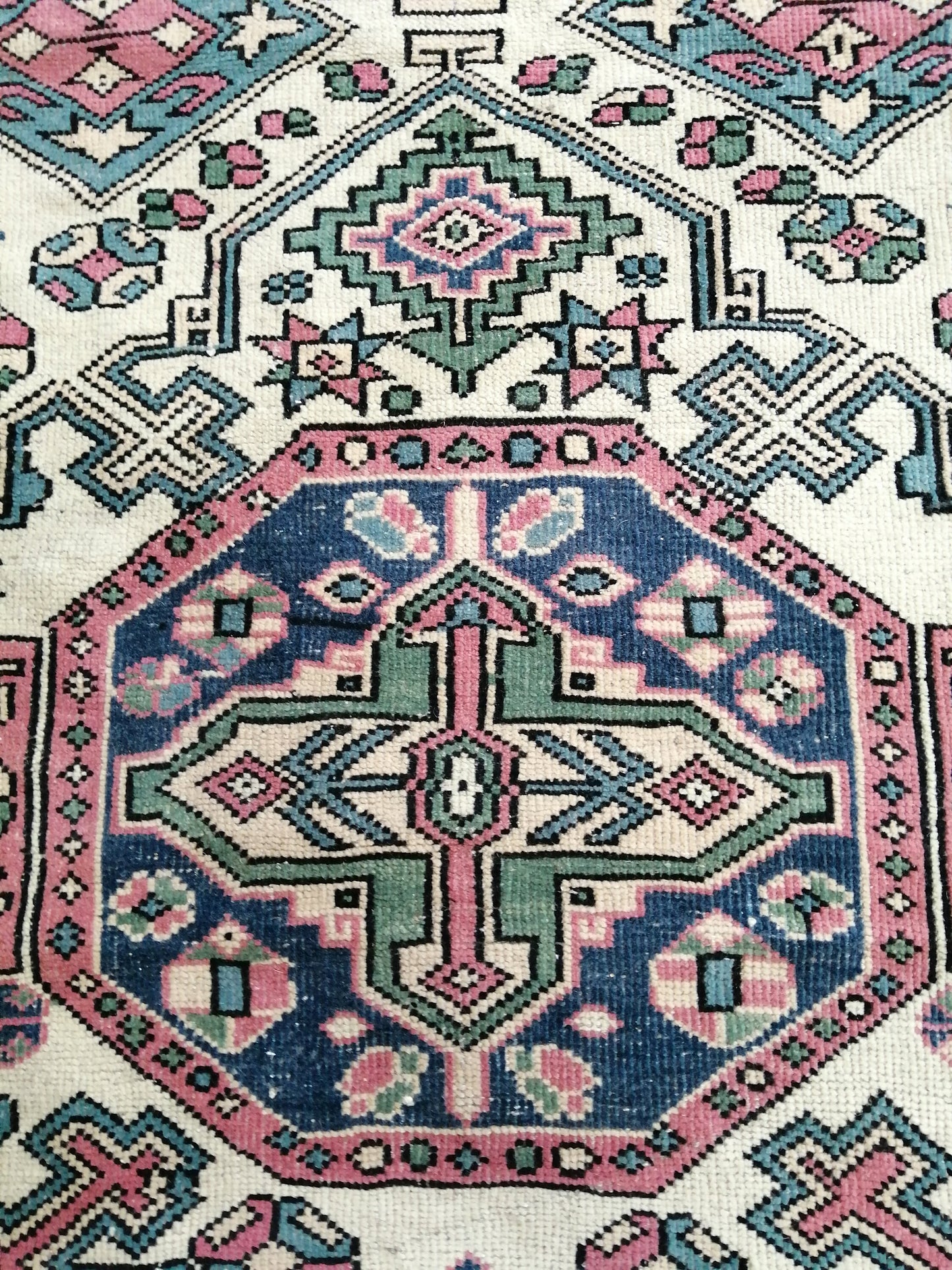 Turkish Rug Oushak 4.4 x 7.7 Rug, Oushak Rugs, Wool Oushak Rug, Oushak Runner Rugs, Runner Rug, Vintage Rug, Hand Made Rug