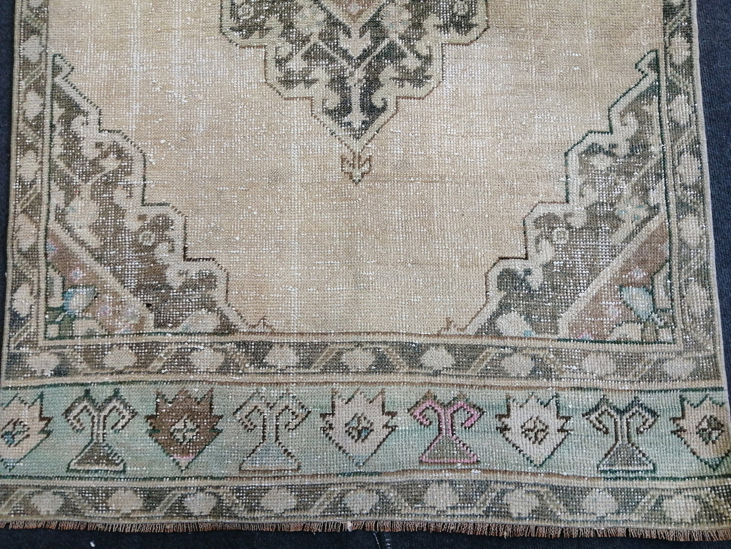 11 x 3.5 Oushak Runner Rug Turkish Runner Rug Vintage Runner Rug Hallway Runner Rug Kitchen Runner Rug Wool Runner Rug Oriental Runner Rug