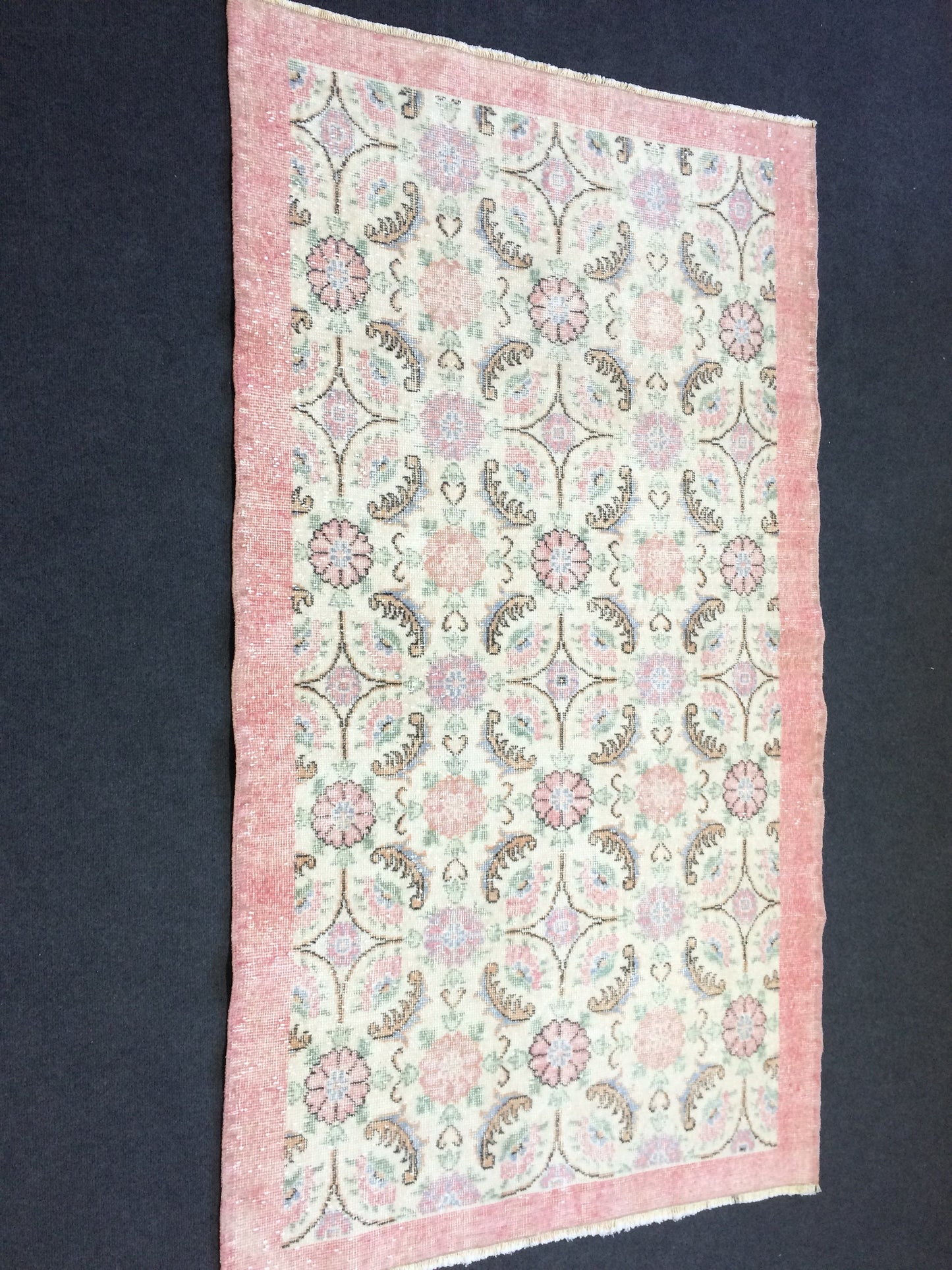 Turkish Rug, Oushak Rug, Wool Oushak Rug, Oushak Runner Rugs, Farmhouse Rug, Vintage Rug, Minimalist Rug, Hand Made Rug