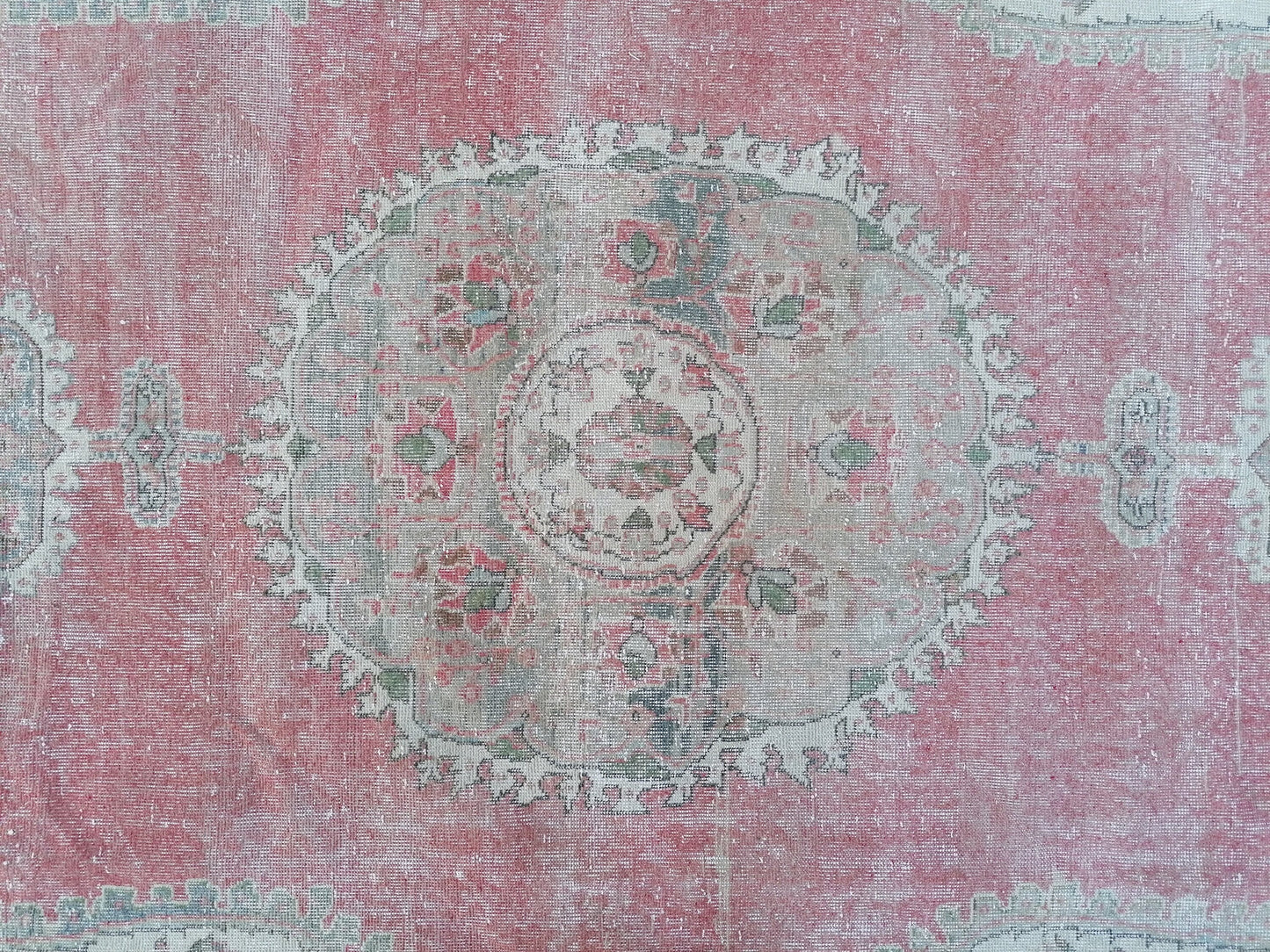 11'x6'7 large oushak rug, living room rug, handmade wool rug, are rug