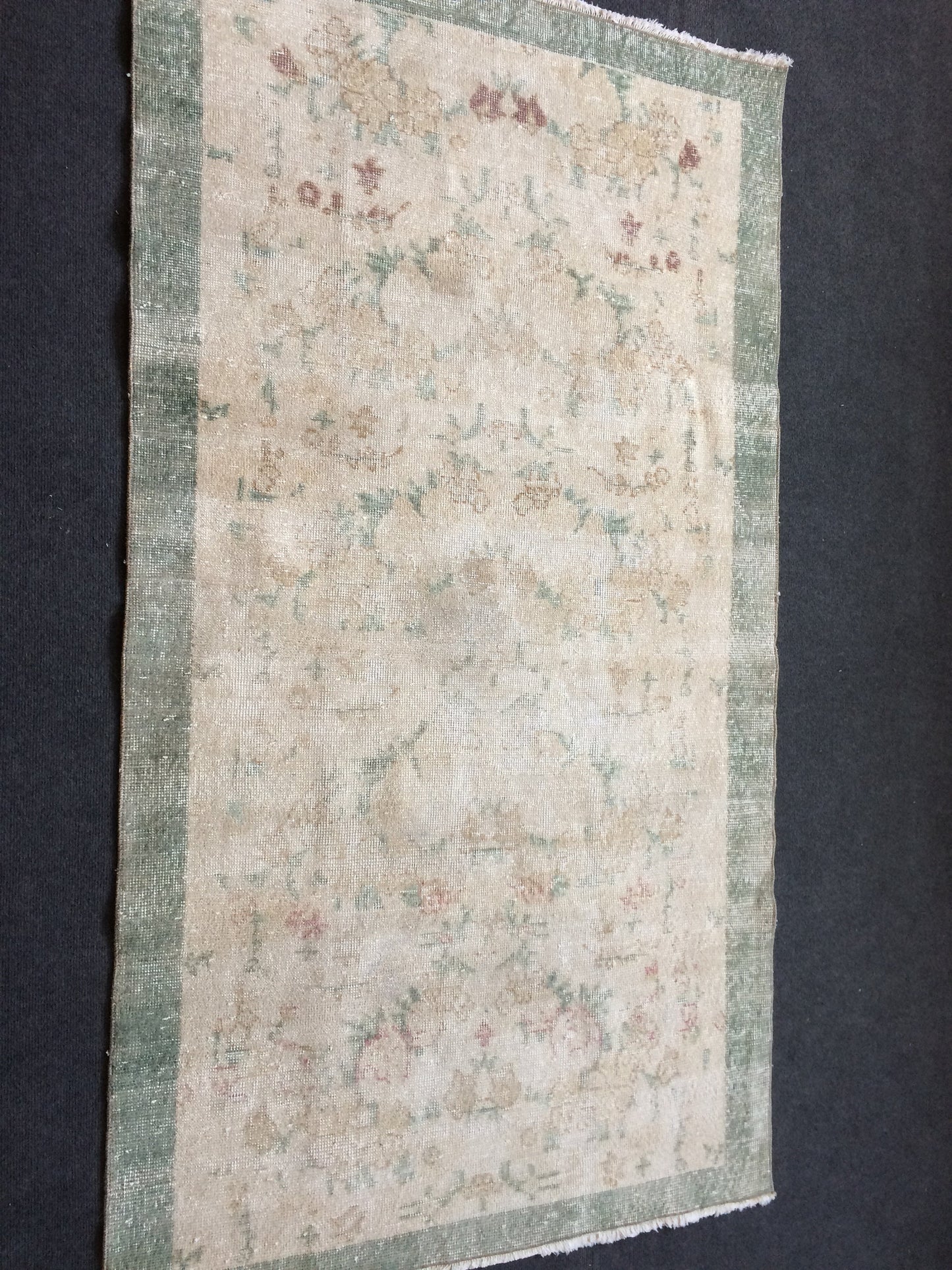 OUSHAK RUG TURKISH Oushak Rug Vintage Oushak Runner Rug Vintage Runner Rug Muted Wool Oushak Rug Hand Made Rugs