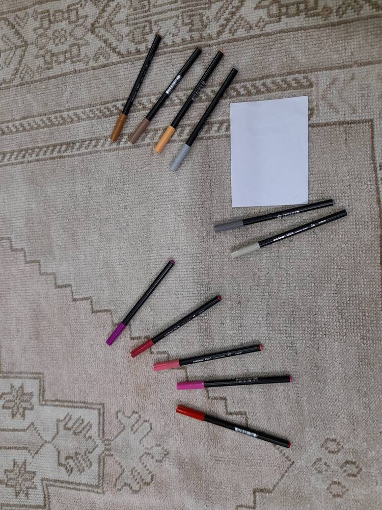 Muted Vintage RUG TURKISH Large Rug 5 x 10.8 Oushak Rug Vintage Oushak Rug Vintage Rug Muted Oushak Rug Hand Made Rug Vintage Neutral Rug