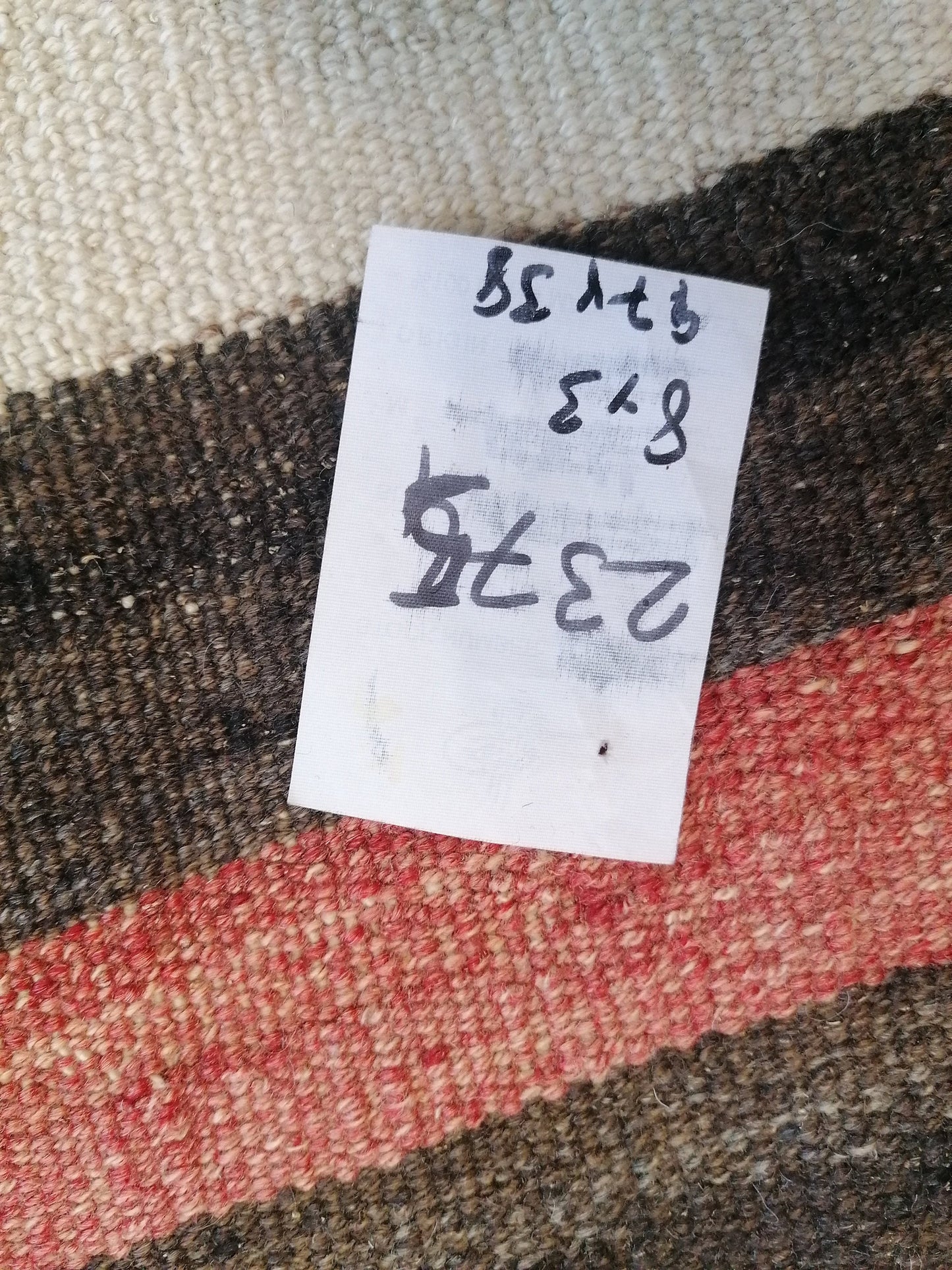 3 x 8 Vintage rug , flat woven kilim runner rug with embroidery rug, oriental carpet, vintage kilim rug wool