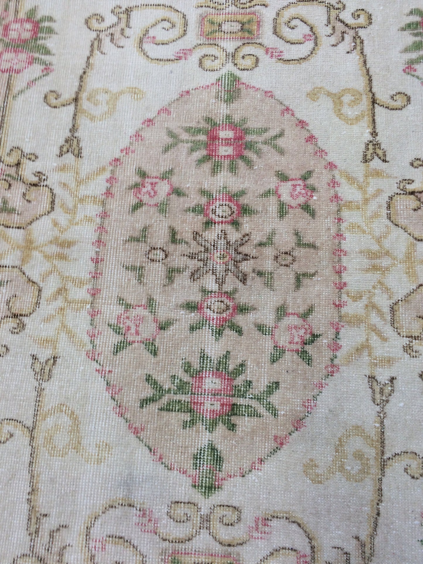 Turkish Rug, Pink Oushak Rugs, Oushak Rug, Wool Oushak Rug, Oushak Runner Rugs, Farmhouse Rug, Vintage Rug, Minimalist Rug, Hand Made Rug