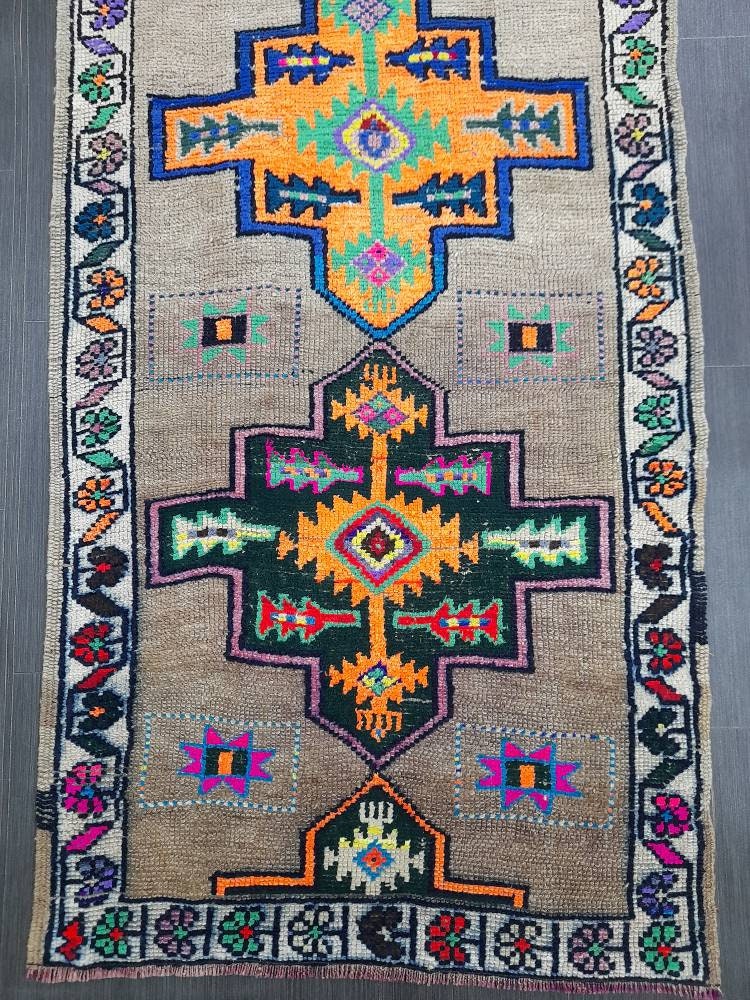 Turkish Runner 3x11 Oriental Runner Rug Rug Vintage Runner Rug Hallway Runner Rug Kitchen Runner Rug Wool Runner Persian Runner Rug Kurdish