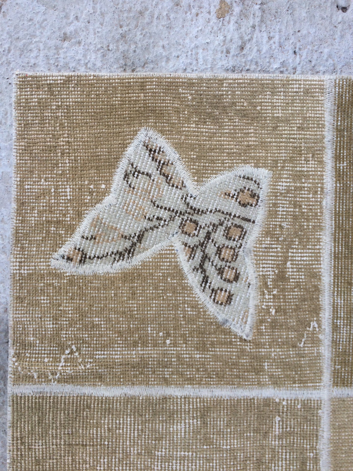 Butterfly Runner Rug, Patchwork Runner Rug, Living Room Rug,Oushak Rug,