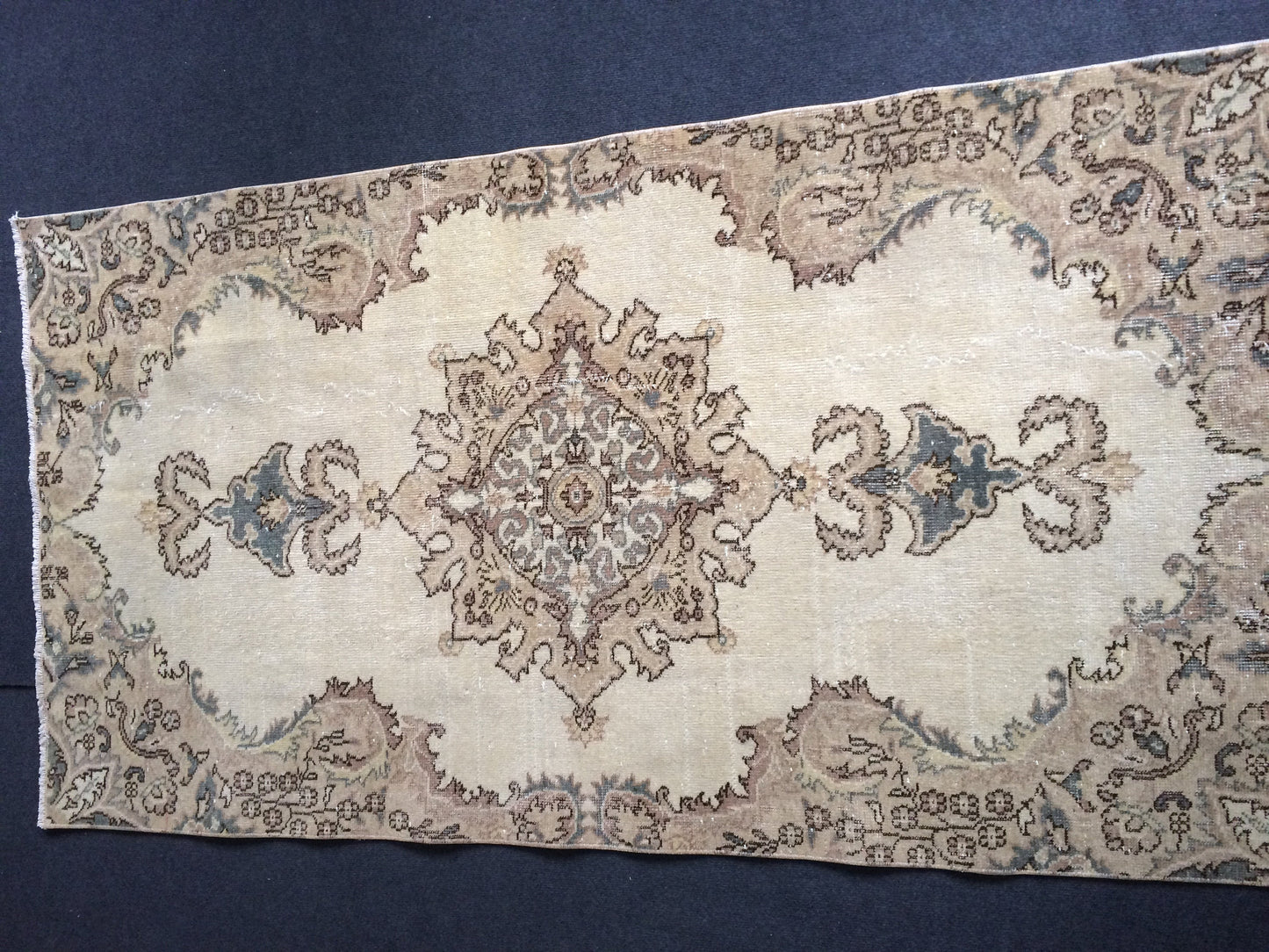 Oushak Rug Turkish Rug Hand Made Rug Wool Rug Vintage Rug Bohemian Rugs