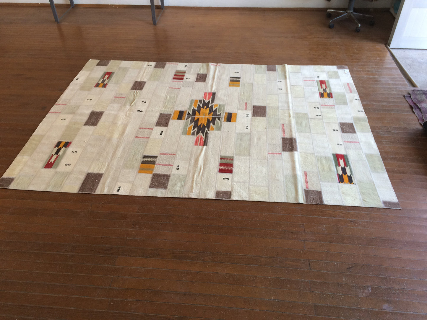 6 x 8.5 ft UNIQUE KILIM Rug PATCHWORK Rug,Bohemian Flatwoven Turkish Rug, Boho Flatweave Rug,Hand woven Rug,Weaving Rug