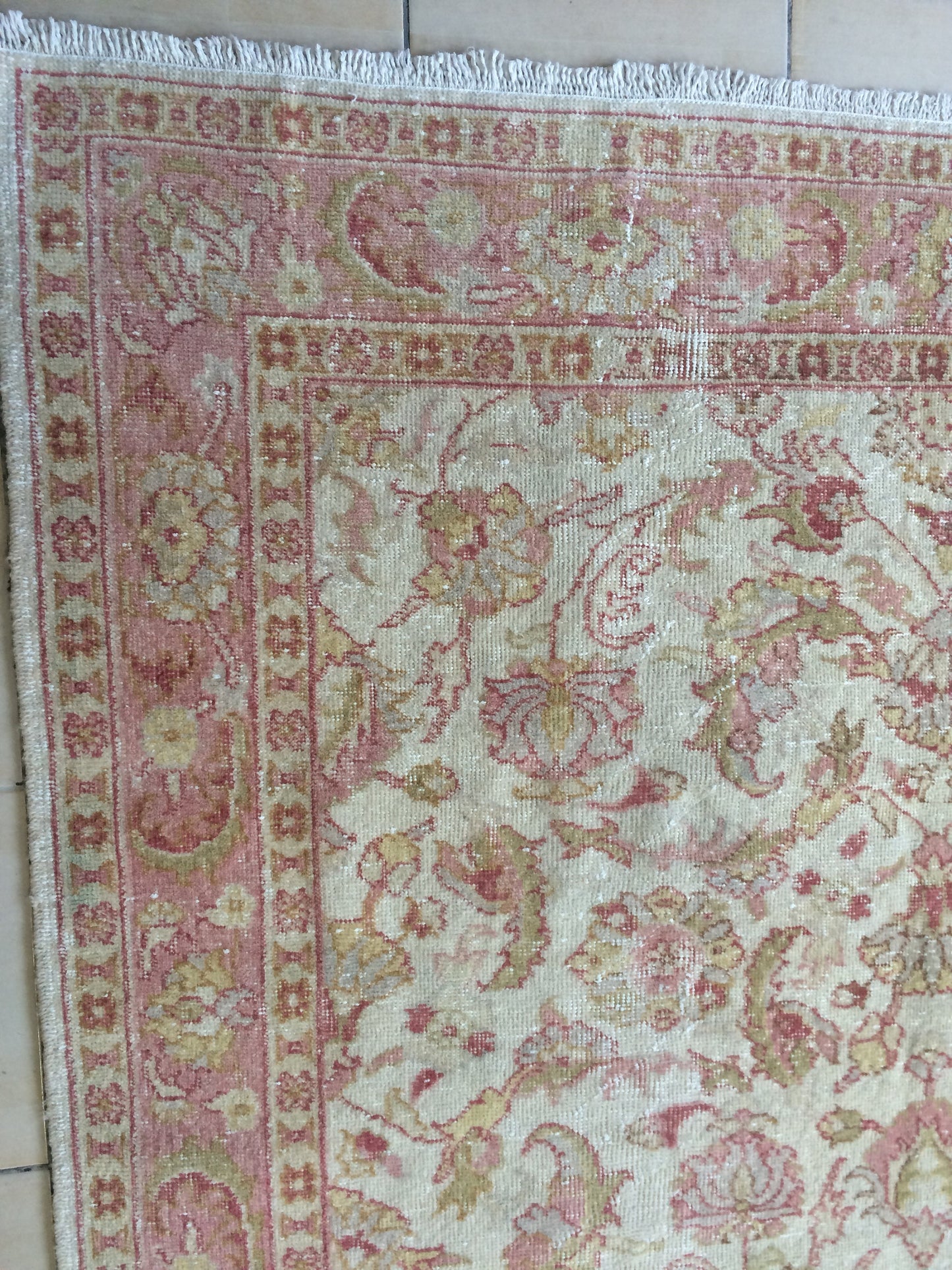 Vintage living room rug, wool pile RUGS, Pastel oushak rug , Turkish Oushak Rug, Vintage Rug, 8.3 x 5.3 Rug, Vintage Oushak Rug, 5x8 Rugs
