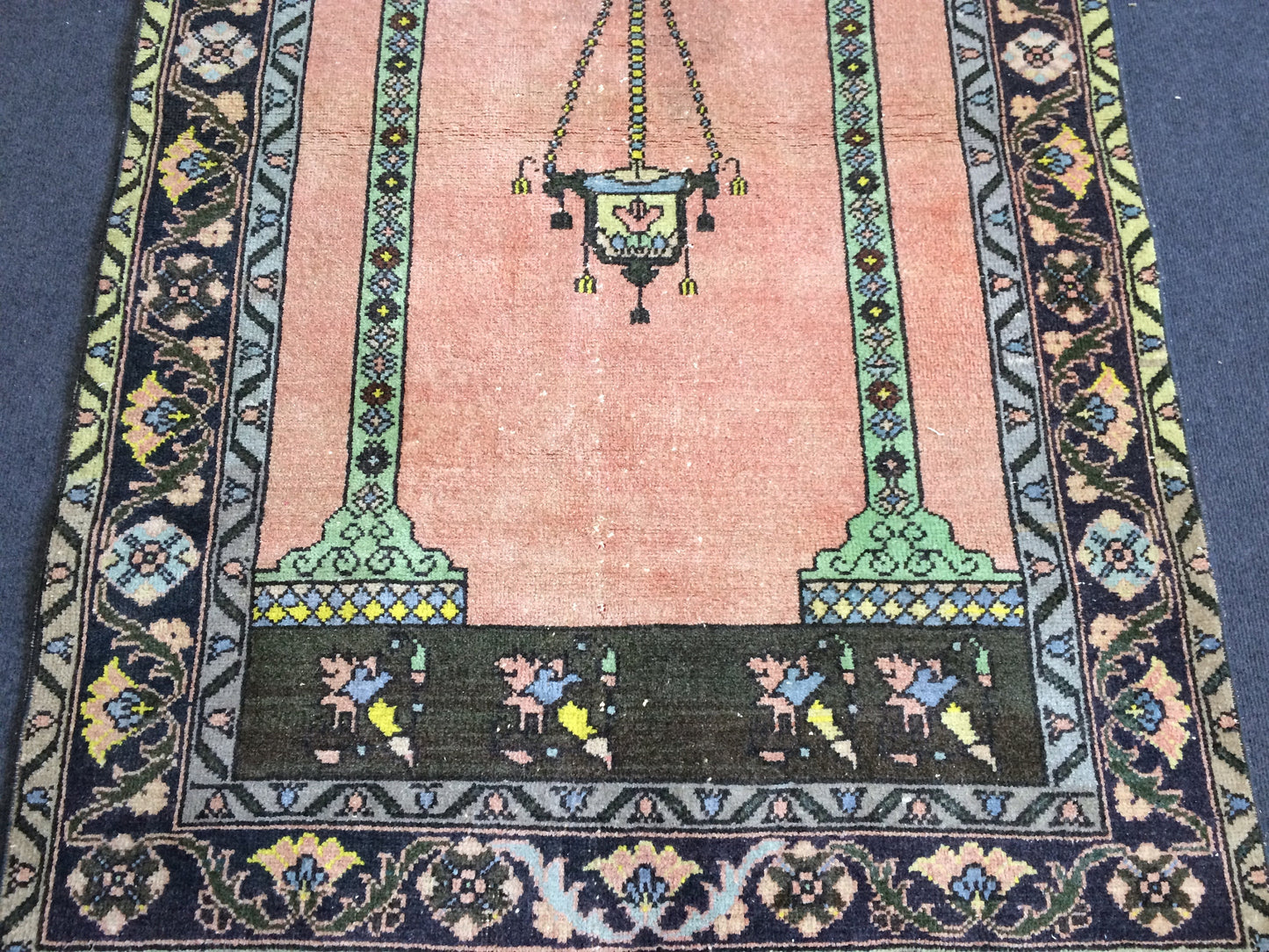 Turkish Rug, Oushak Rug, Rustic Oushak Rug, Wool Oushak Rug, Oushak Runner Rugs, Farmhouse Rug, Vintage Rug, High Pile, Hand Made Rug