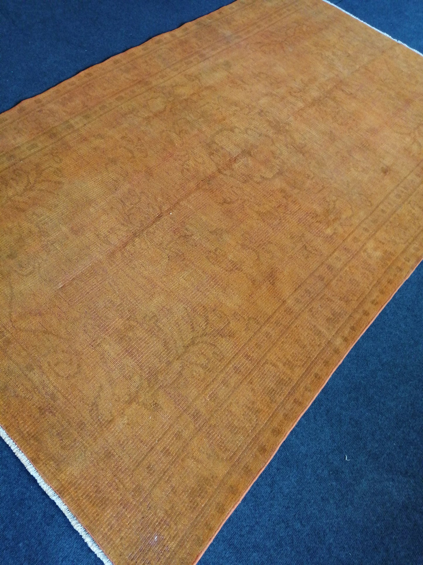 4.8 x 8 HandMade Rug, Oushak Rug, Rustic Rug, Turkish Rug, Farmhouse Rug, Vintage Rug, Wool rug
