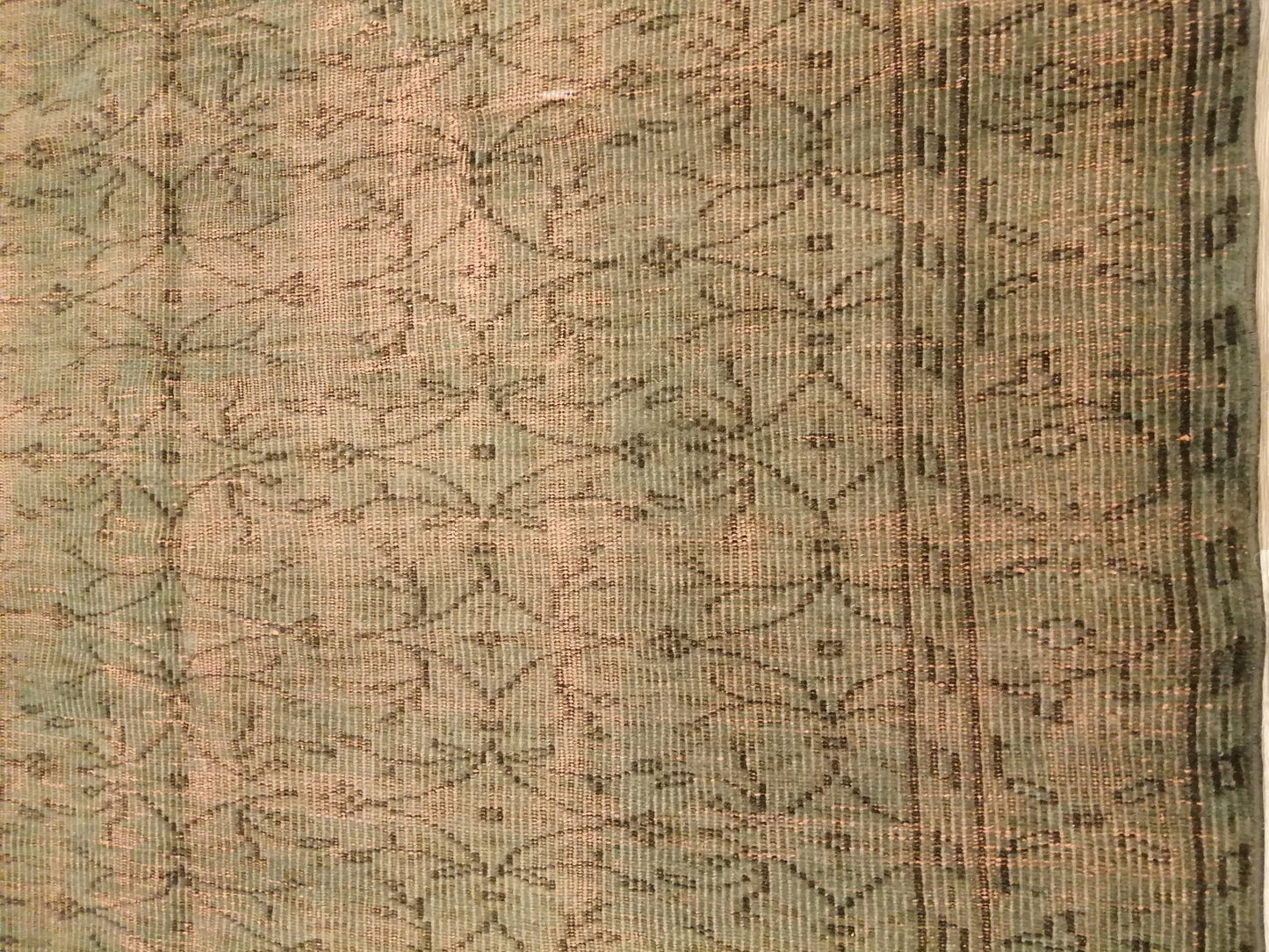 8.5 x 7.9 Rugs, OverDyed Hand Made Rug, Oushak Rug, Rustic Rug,Turkish Rug, Farmhouse Rug, Wool rug