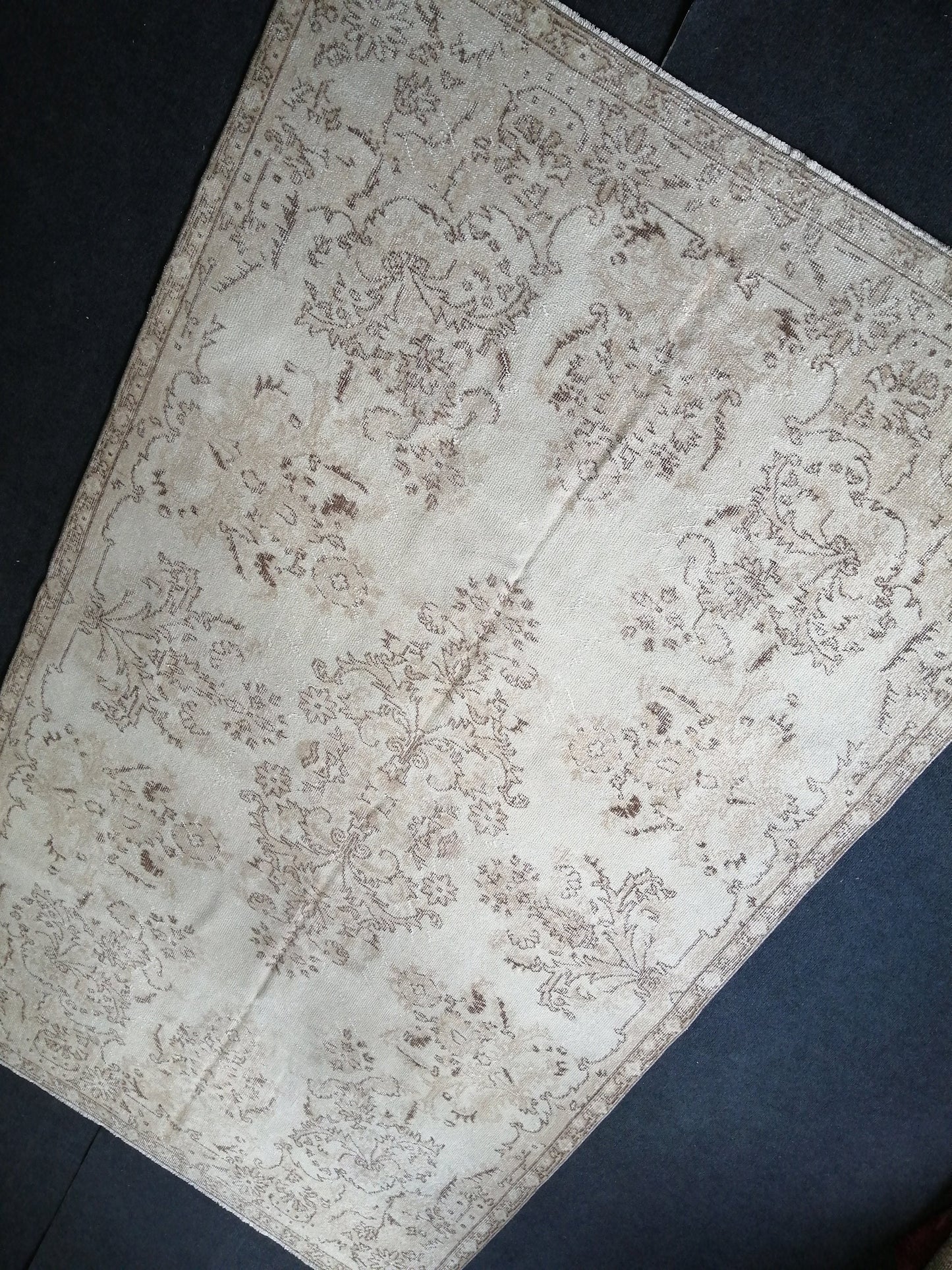 5.4 x 9 Turkish Rug, Oushak Rug, Oriental Rugs, Wool Vintage Rug, Hand Made Rug Oriental Rug