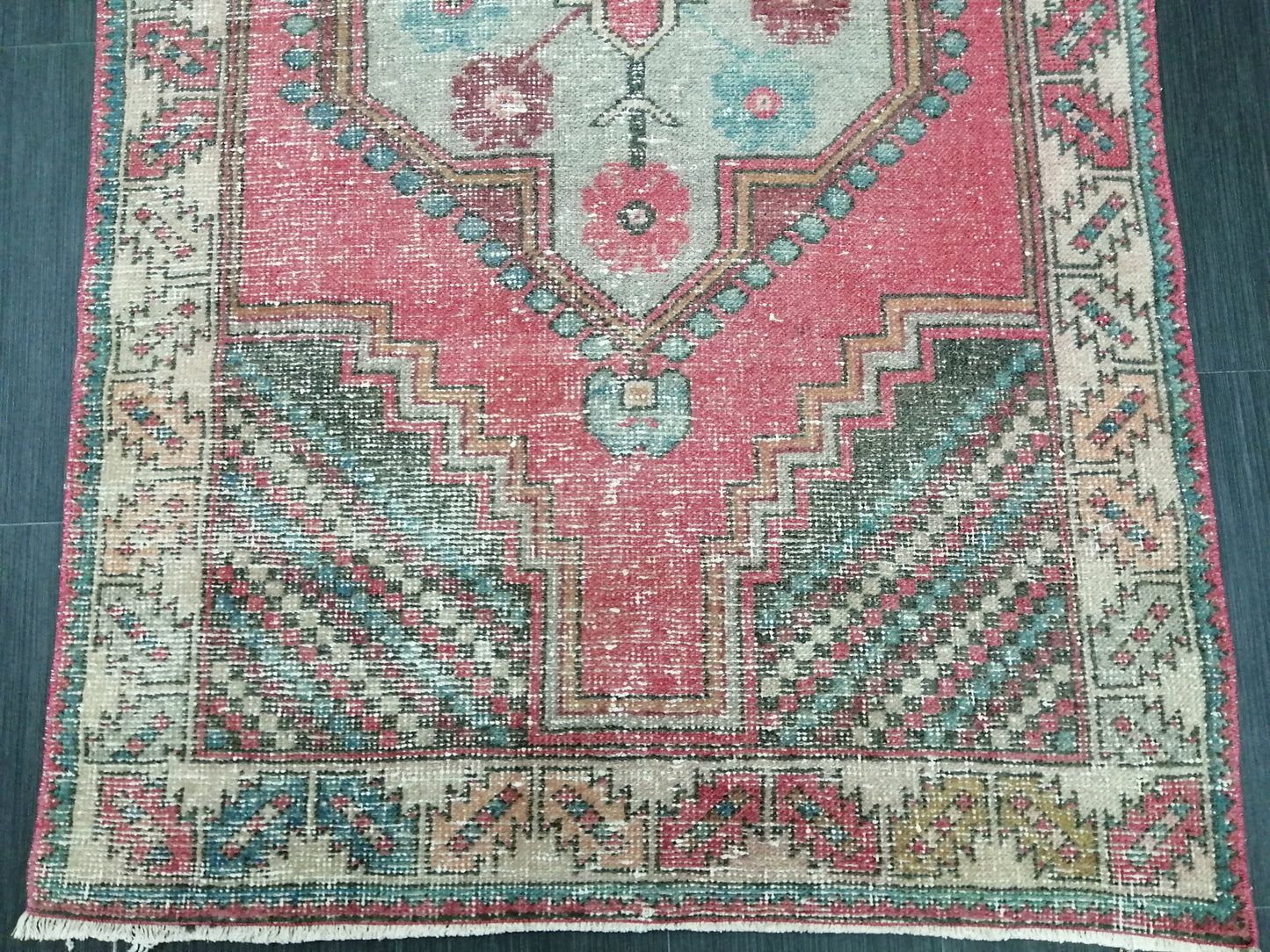 6.4 x 3.6 Rugs, Hand Made Rug, Oushak Rug, Rustic Rug, Bohemian Rug, Rug Runner, Turkish Rug, Farmhouse Rug, Vintage Rug, Wool rug