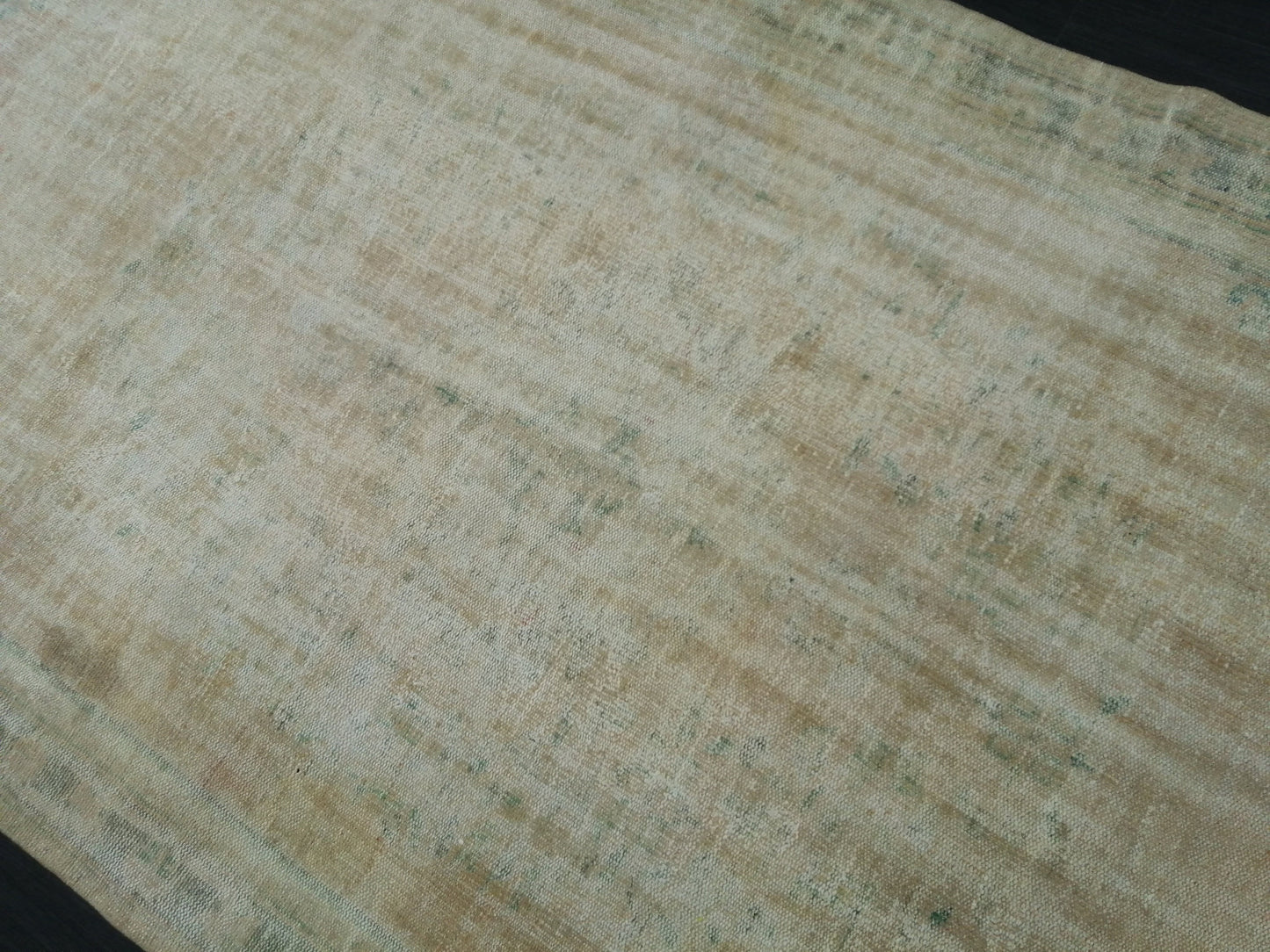 Distressed Rug Handmade Rug 6 x 10.3 Oushak Rug Rustic Rug, Muted Antique Rug Faded Rug 6x10 Turkish Rug Farmhouse Rug Vintage Rug Wool rug