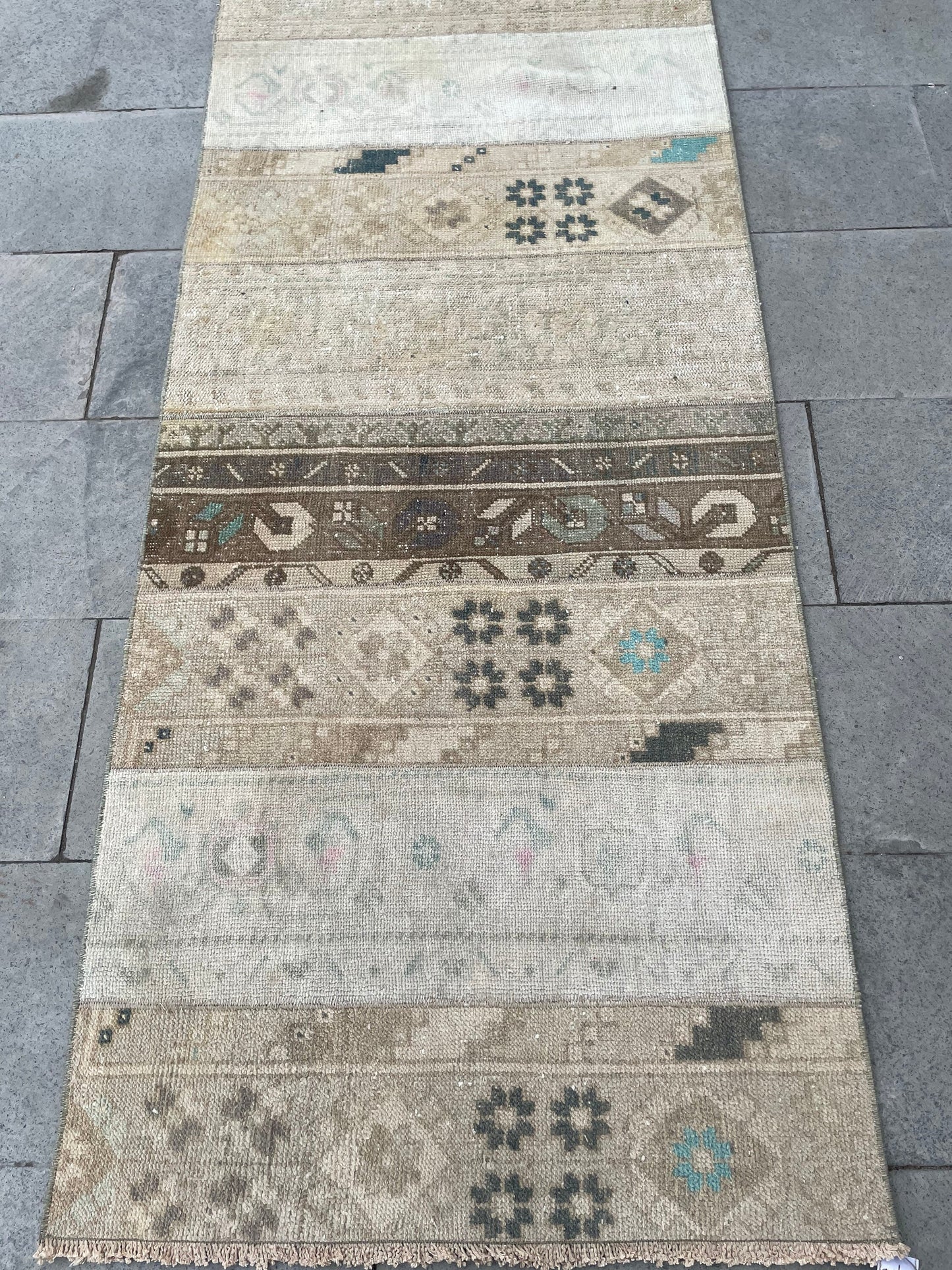Extra Long Turkish Runner Very Long Patchwork Runner Rug 2.7 x 19.3 ft Vintage Runner Rug Oushak XL Oriental Runner Rug Staircase Runner rug