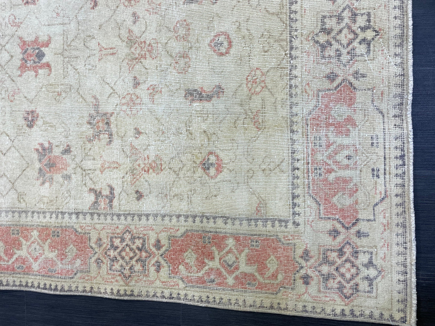 Distressed Vintage Rug, Persian 4.9 x 8.5 Rug, Handmade Rug, Antique Rug, Rustic Rug, Turkish Rug, Farmhouse Rug, Wool rug