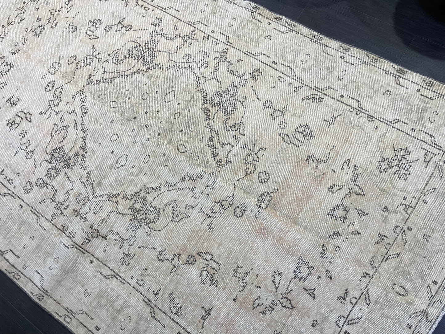 Muted Vintage Rug, Persian 5.6 x 8.7 Rug, Living Room Rug,Oushak Rug,Hand Knotted Rug, NEUTRAL Rug,Turkish Rug, Handmade Rugs