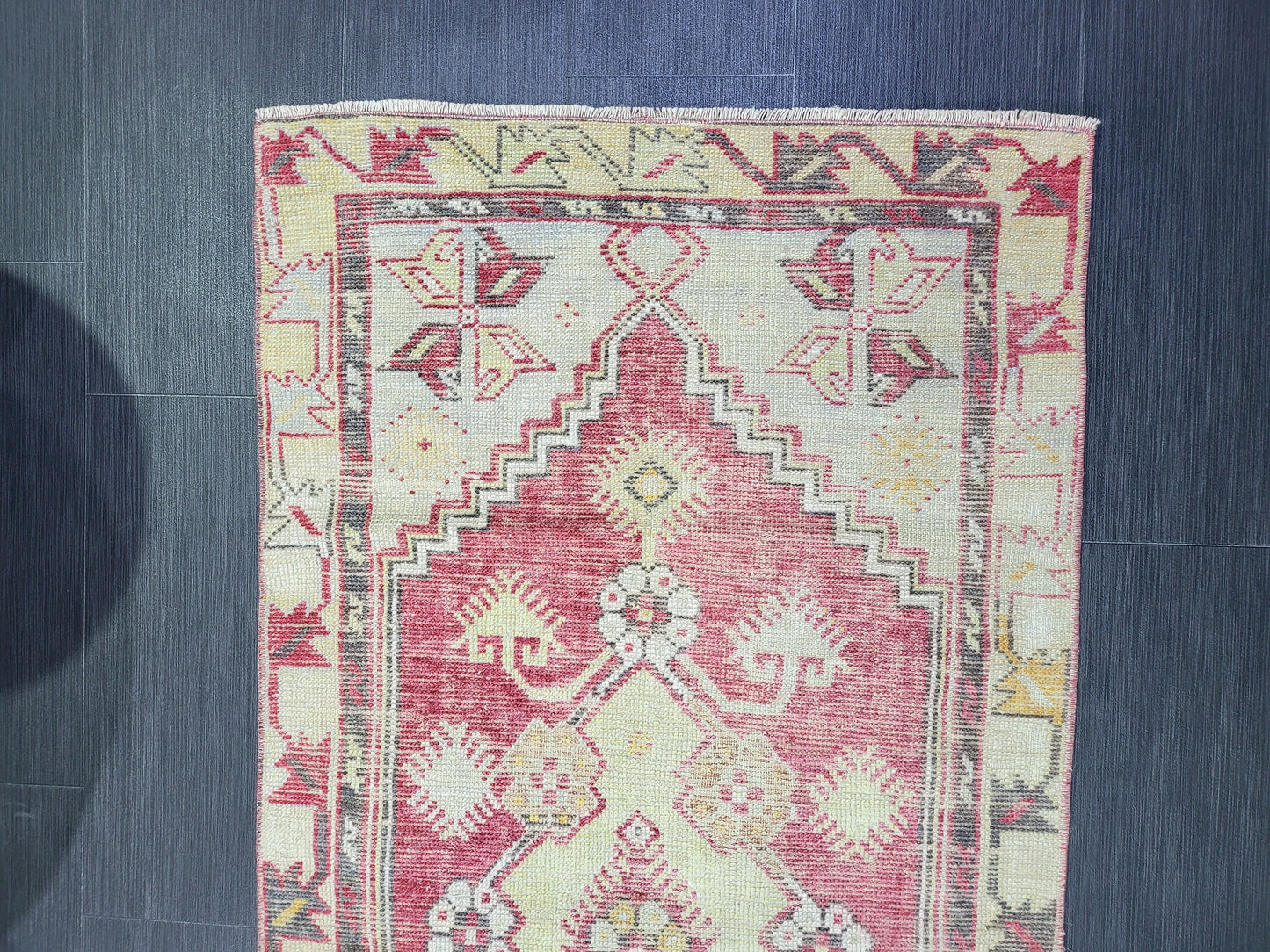 Handmade Rug, Oushak Rug, 2.5 x 5 Rug, Antique Rug, Turkish Rug, Farmhouse Rug, Vintage Rug, Wool Persian rug