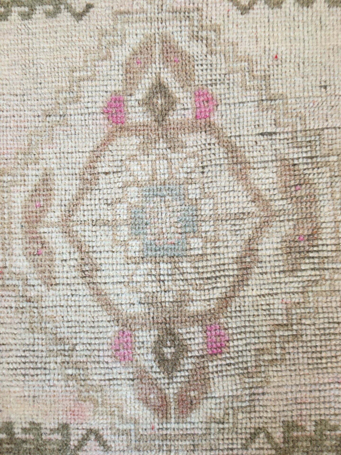 1.4 x 3.4 grey mini turkish rug, handmade brown bedroom area rug, bath mat