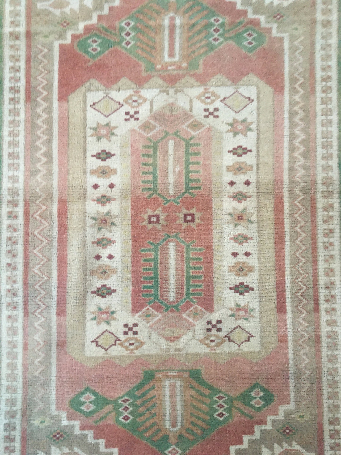 4x6 handmade muted natural kitchen floor rug, turkish wool bedroom area rug, vintage