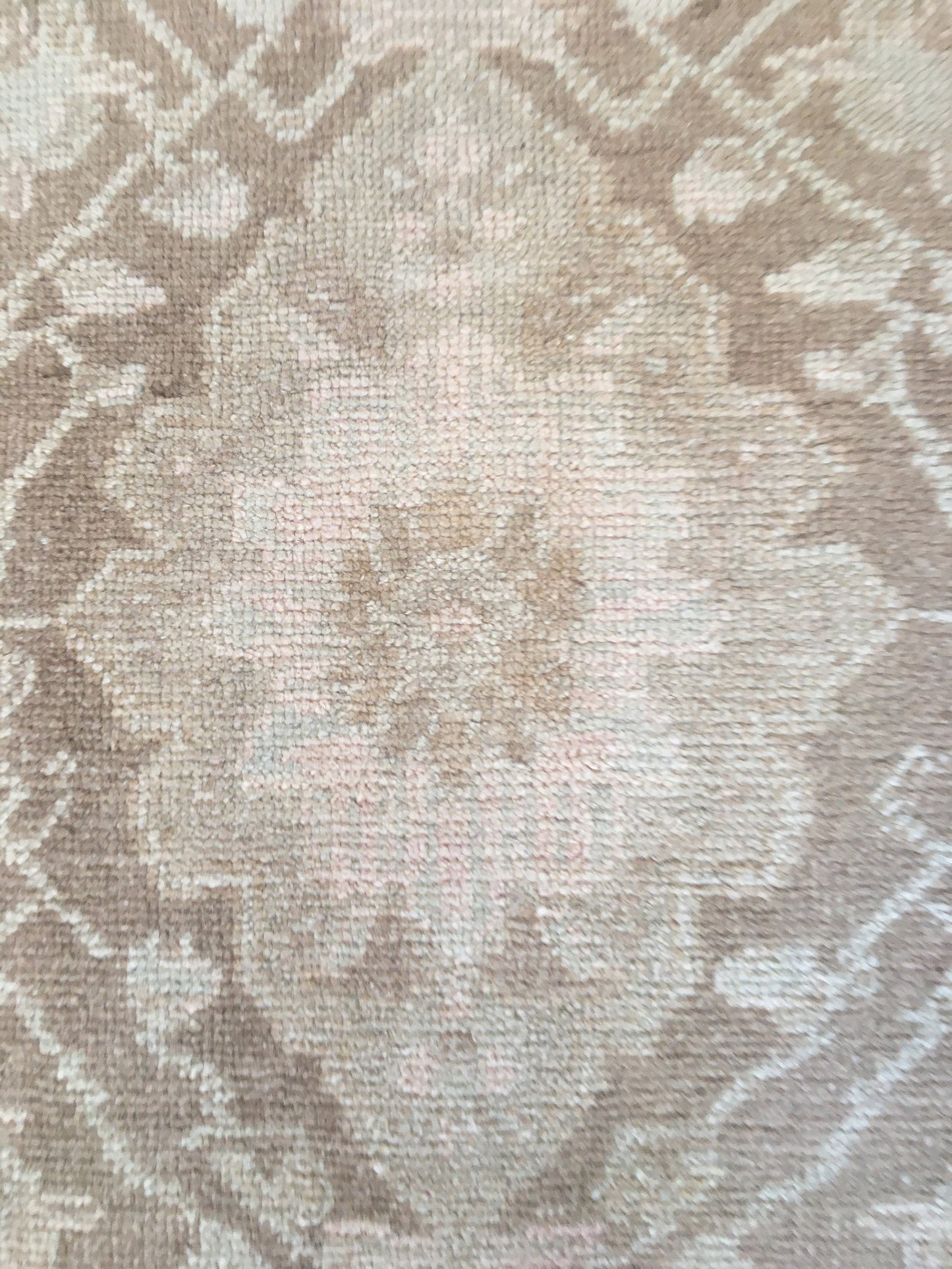 1.6 x 2.8 feet oushak turkish bedroom small rug, vintage kitchen rug,