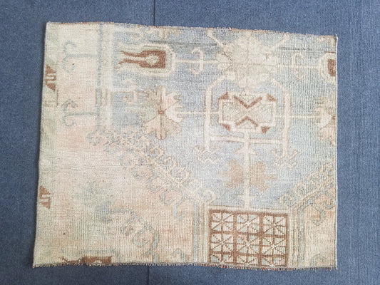 Turkish small rug vintage rug vintage oushak rug unique hand made rug kitchen rug bohemian rug traditional turkish decor