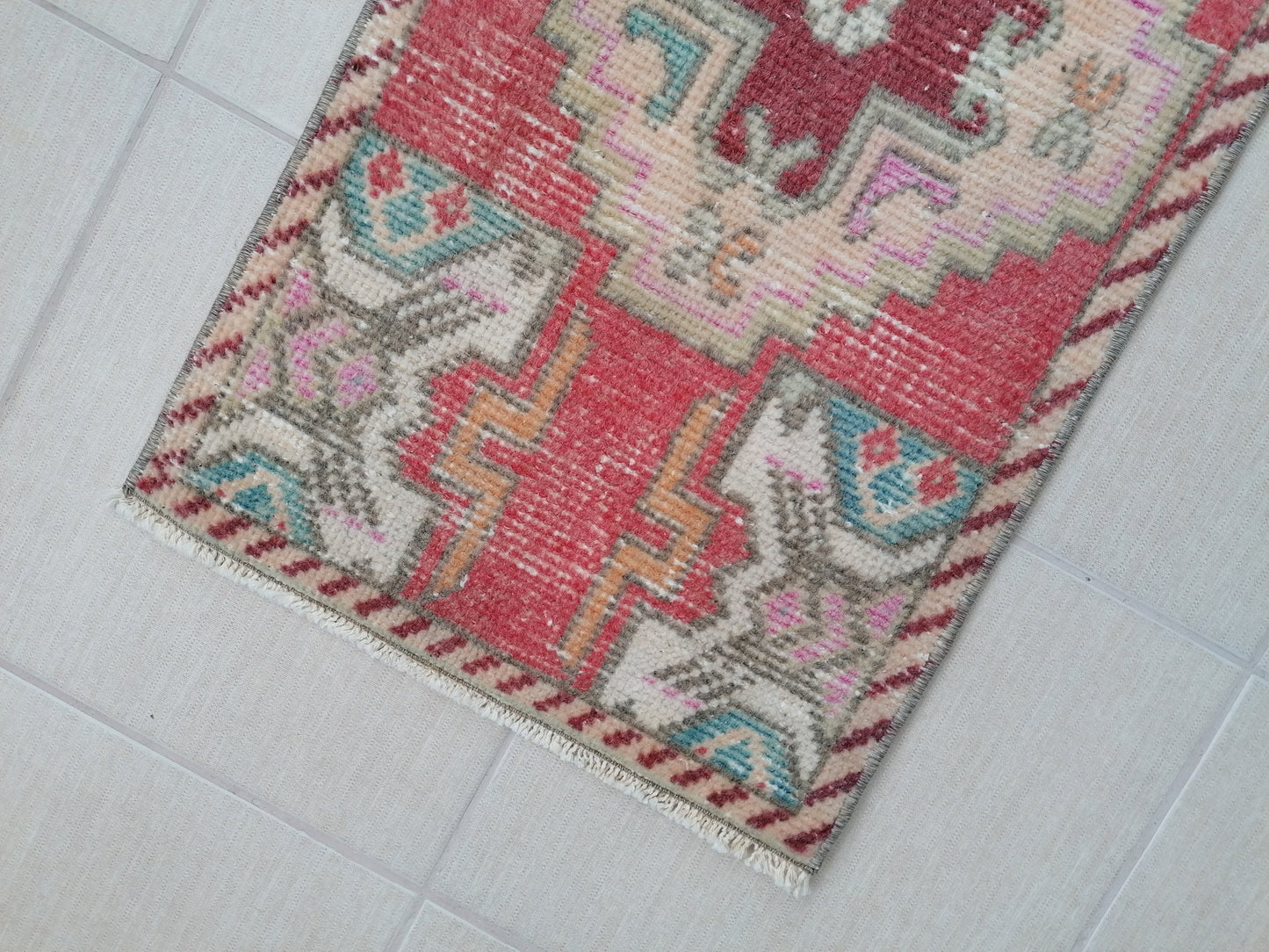 Turkısh rug, vıntage small rug, vıntage turkısh rug, hand made rug,wool rug