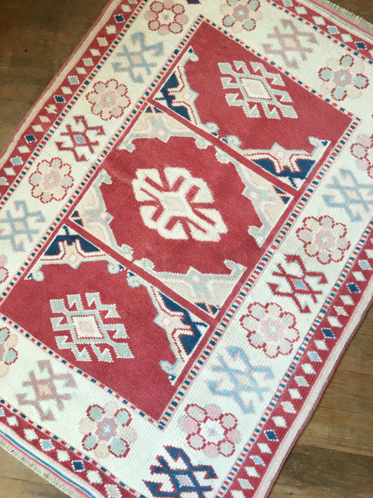 3x4 small turkish area rug, handmade vintage small rug, medium size mini floor rug, oushak small rug, kitchen small rug, bedroom small rugs