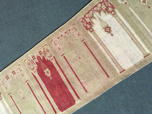 2x8 feet handmade art rug, wall decor long runner rug, entryway decor art rug