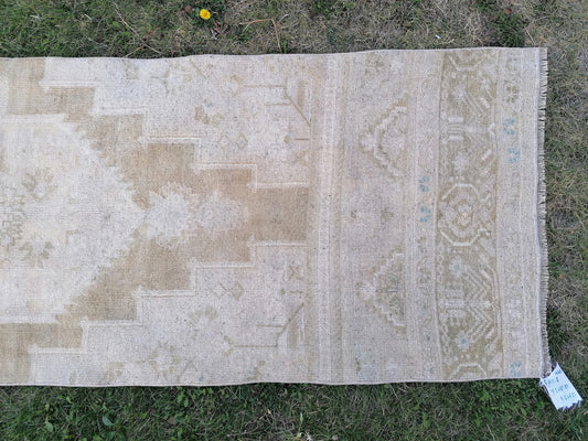 2x11 feet vintage turkish runner, wool turkish runner rug, oushak runner rug, kitchen runner rug, handmade hallway runner, corridor runners