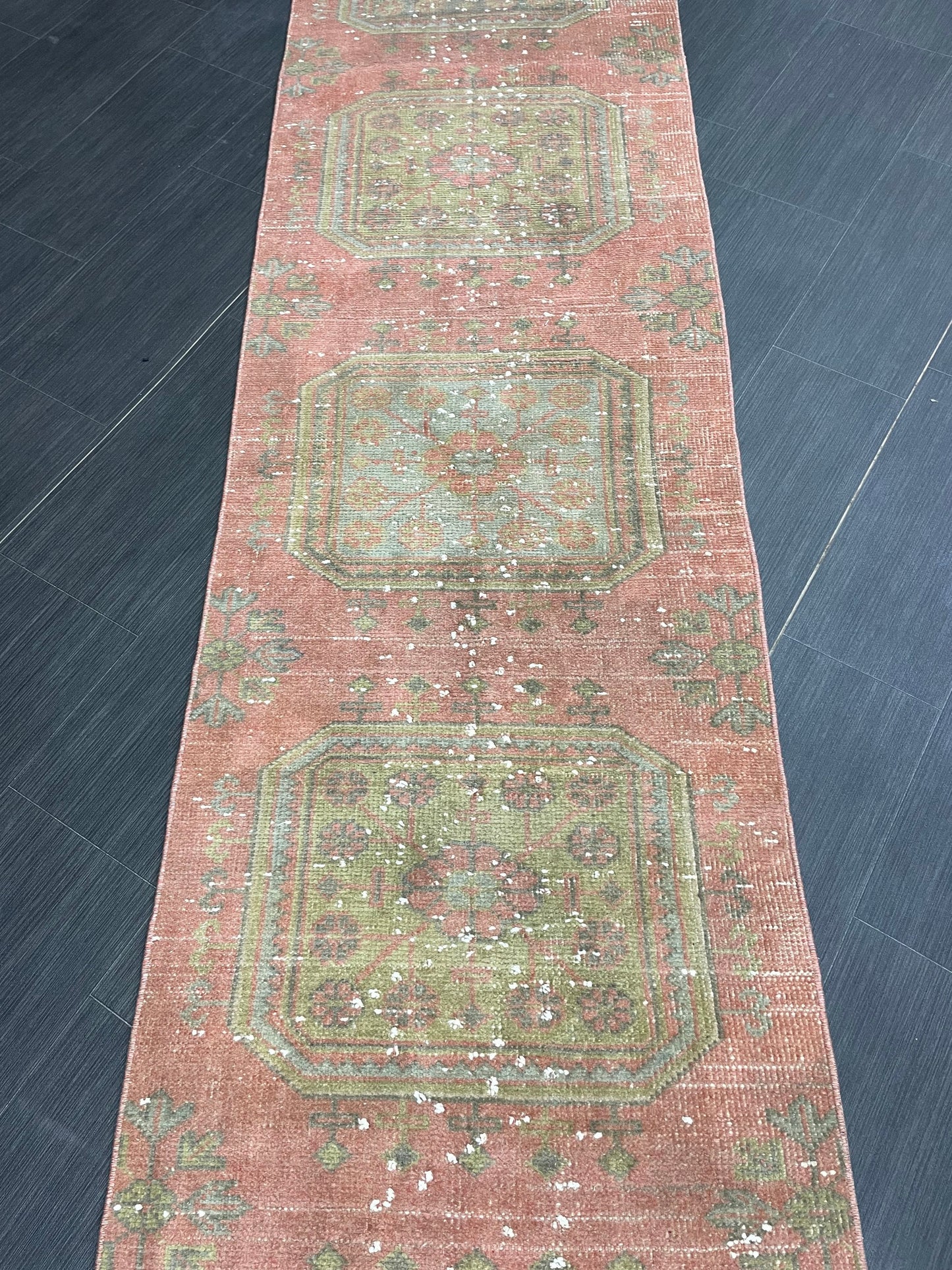 Staircase Runner Rug 2.3 x 19 Extra Long Wool TURKISH Runner Rug Vintage Runner Rug Oriental Runner Rug Staircase Runner Hand Knotted Runner